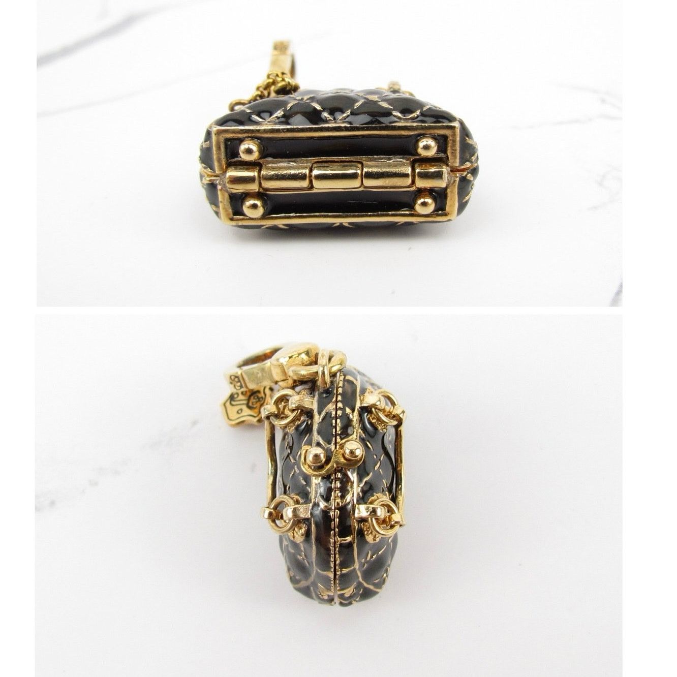 Juicy Couture Juicy Couture Quilted Bowler Bag Charm Size ONE SIZE - 8 Thumbnail
