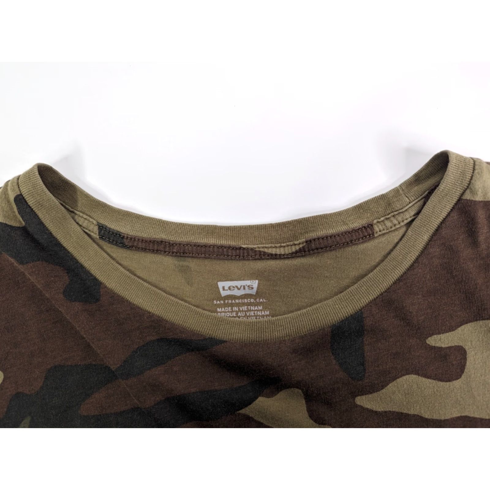 Levi's Levi's Tee Shirt T 2XL Men's Camouflage Short Sleeve Athletic Casual Crew Neck Logo Green Size US XXL / EU 58 / 5 - 7 Thumbnail