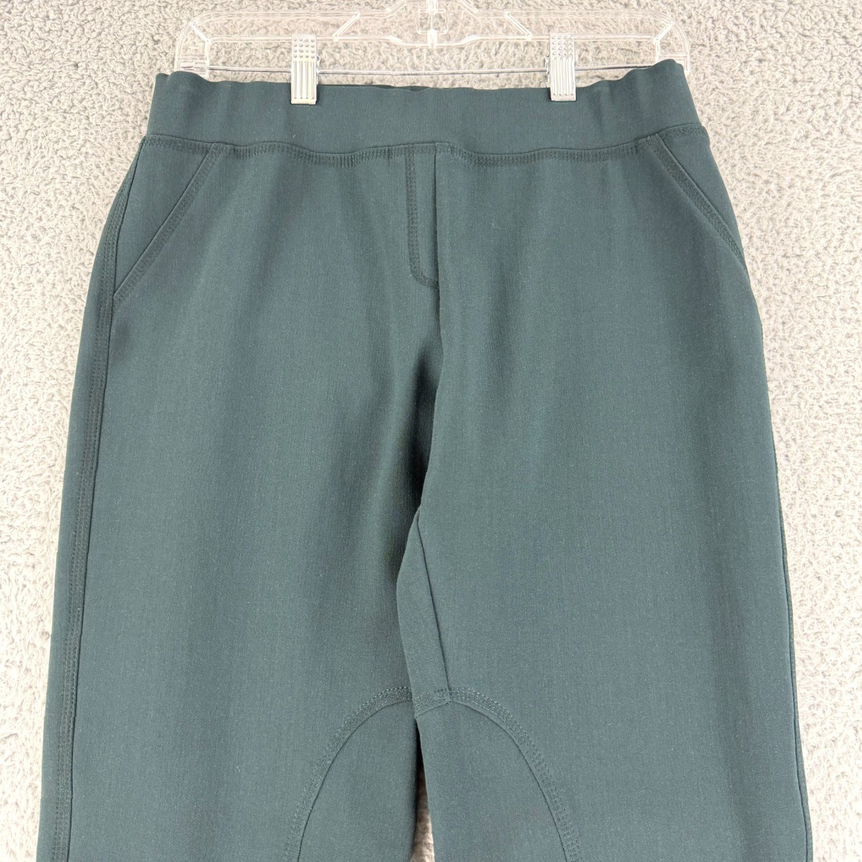 Lanvin Lanvin River 2013 Legging Pants Womens Size 12 Green Pull On Tapered Mid-Rise Size 34" / US 12 / IT 48 - 2 Thumbnail