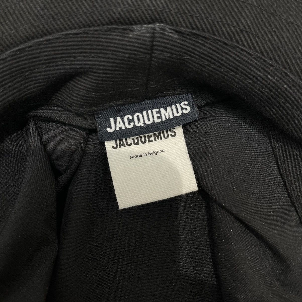 Jacquemus Jacquemus Denim Bucket Hat Black Size ONE SIZE - 7 Thumbnail