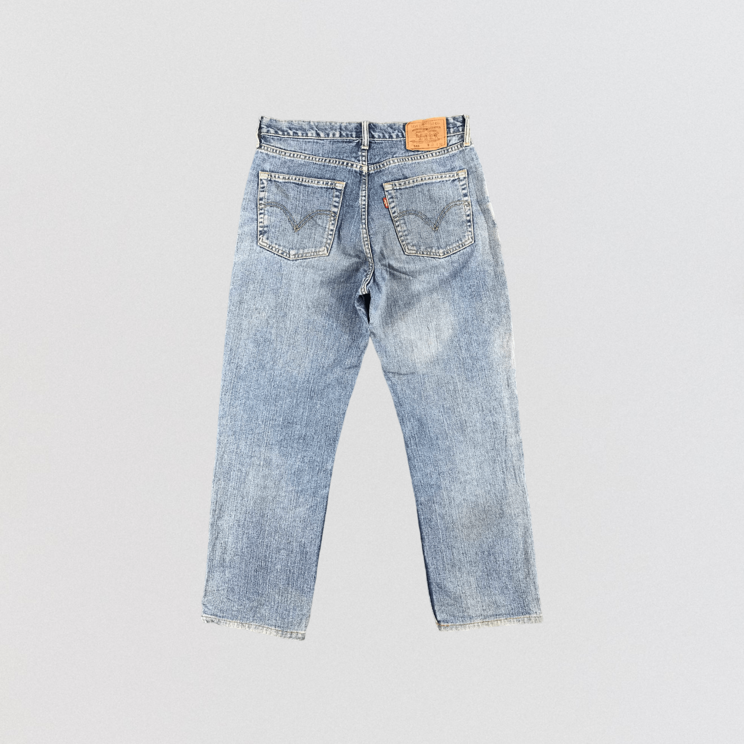 Levi's × Vintage Vintage 90s Blue Wash Levis 533 Jeans-JM1904 Size US 33 - 2 Thumbnail