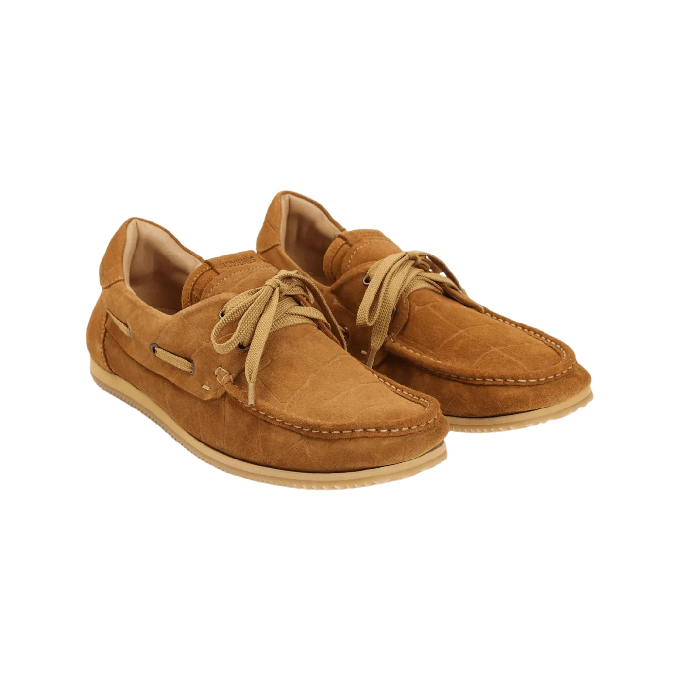 JACQUEMUS The Batto $620 Women's Camel Suede Loafers