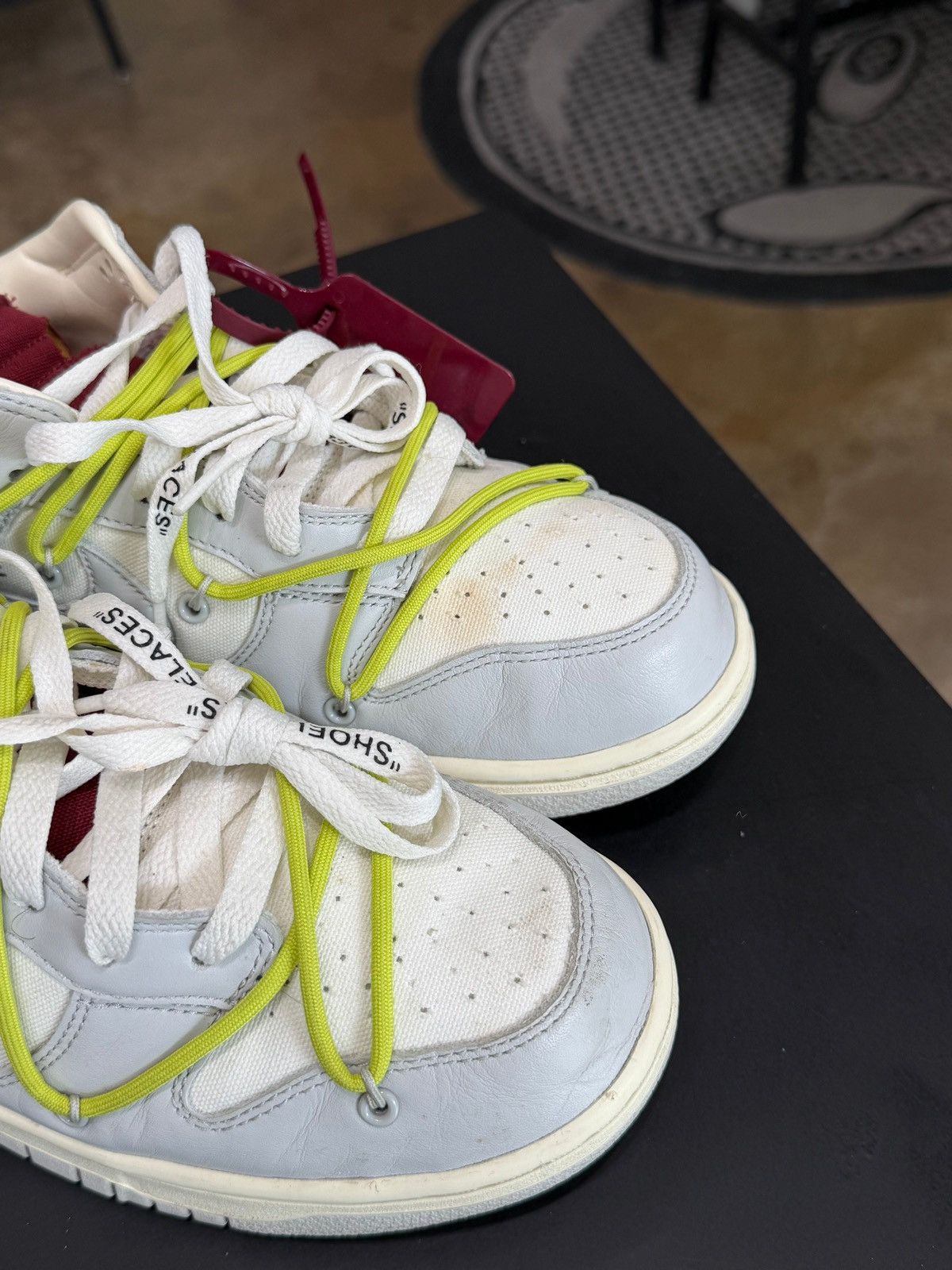 Nike × Off-White Nike Dunk Low Off-White Lot 8 Size 10 (2021) Size US 10 / EU 43 - 8 Thumbnail