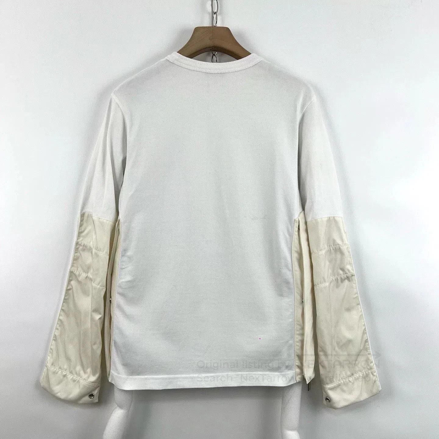 Dior Dior x Sacai Logo Embroidered Button Panel Sweatshirt. Size XXS / US 00 / IT 34 - 2 Thumbnail