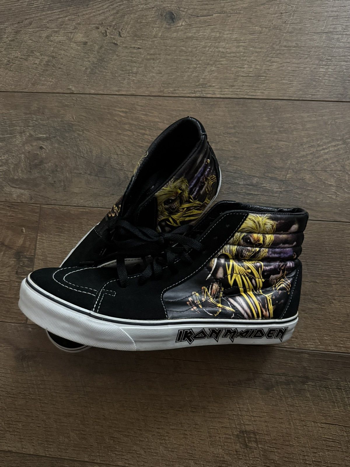 Metallica × Vans Iron Maiden Sk8-hi Black Size US 11 / EU 44 - 1 Thumbnail