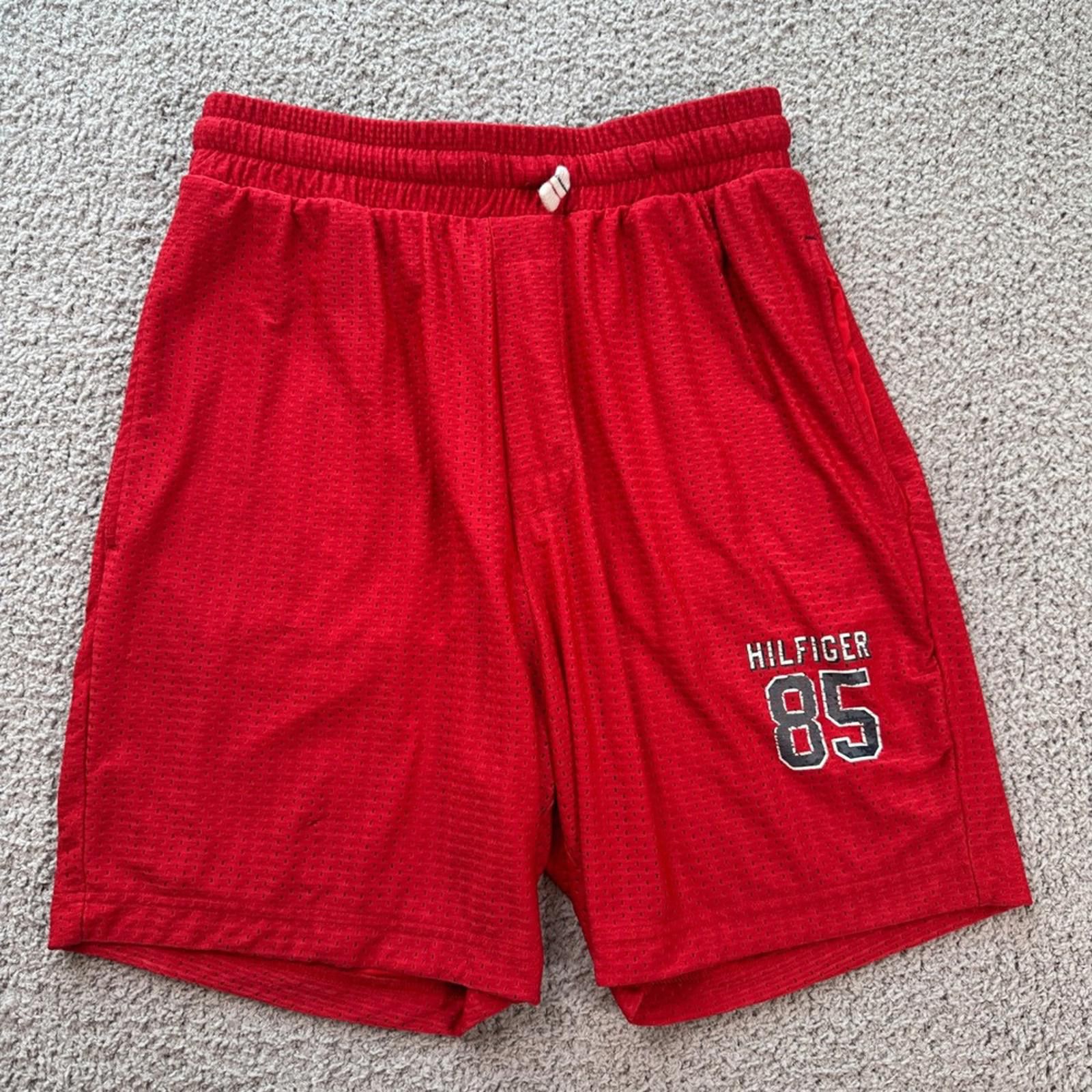 Tommy Hilfiger Tommy Hilfiger Athletic Shorts 85 Logo Men's Size S Red Mesh Size US 30 / EU 46 - 1 Thumbnail