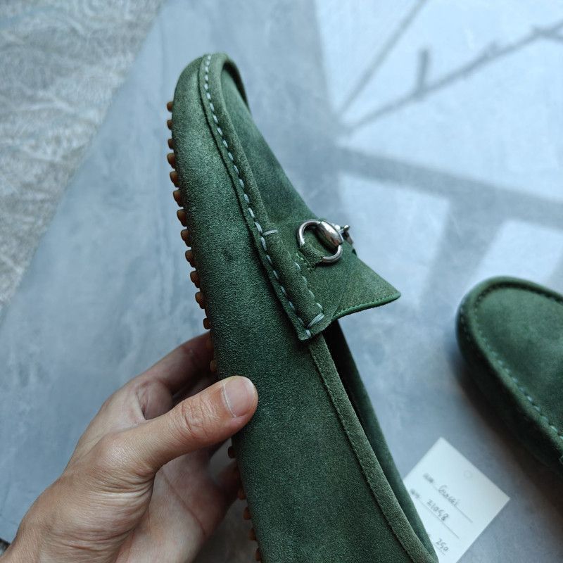 Gucci Gucci Horsebit Suede Comfortable Loafers for Men - Size US 8.5 / EU 41-42 - 2 Thumbnail