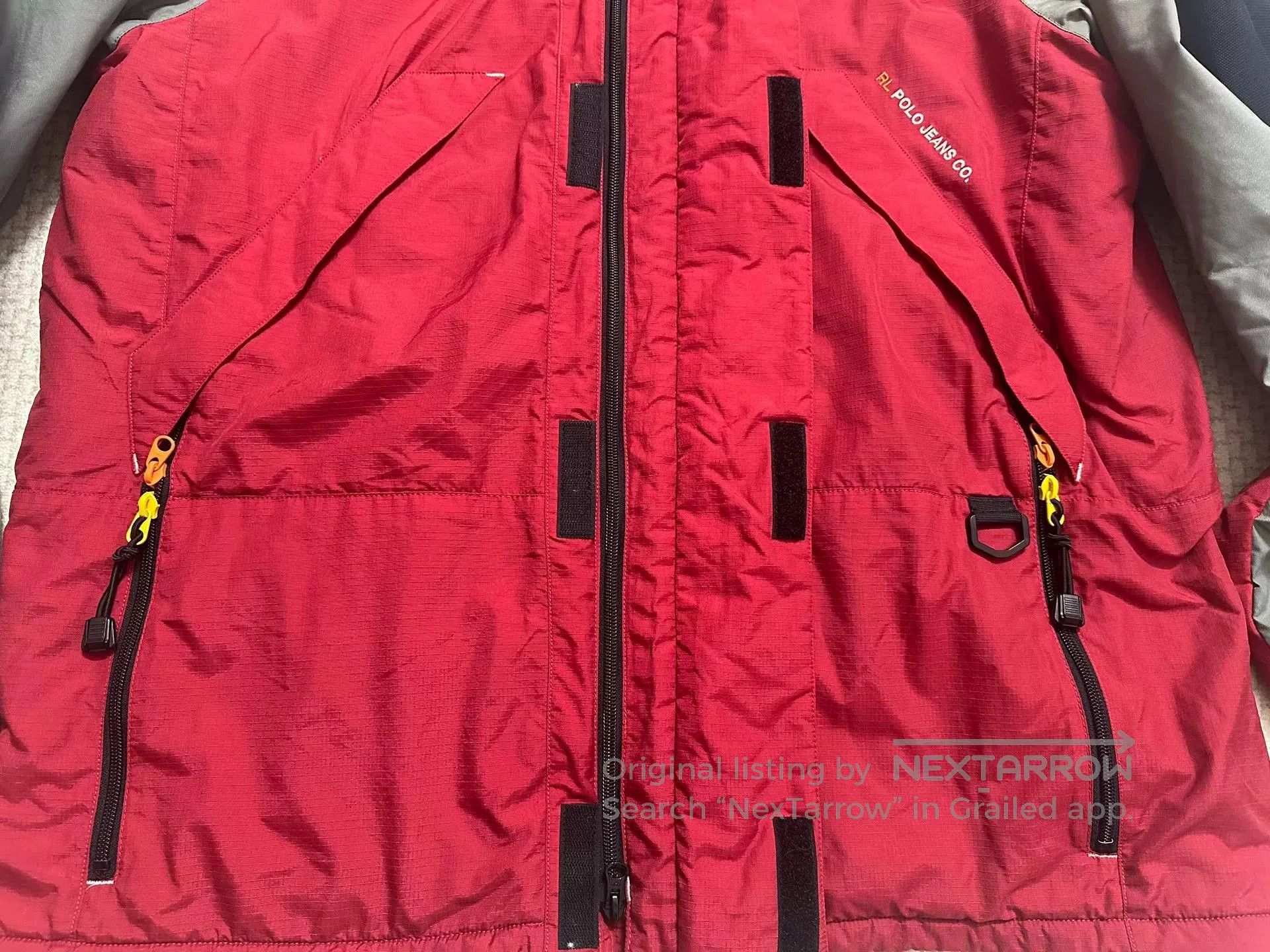 RRL Ralph Lauren Ralph Lauren Red Gray Colorblock Jacket. Size US M / EU 48-50 / 2 - 4 Thumbnail
