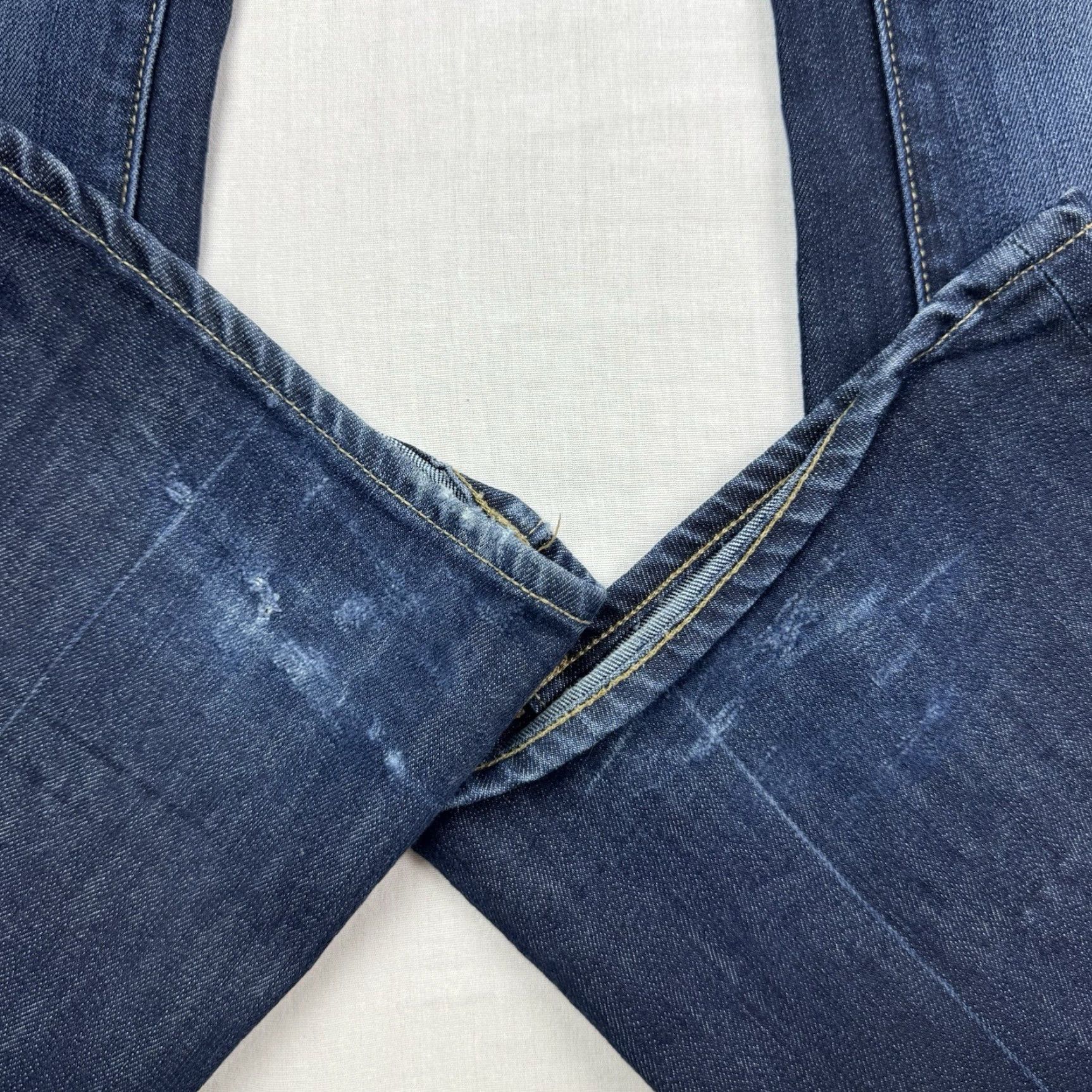 Paige VINTAGE Paige Jeans Womens Bootcut 26 Low Waist Blue Hipster Hippie USA Vtg 32.5in Inseam Jeans Womens Size 26" / US 2 / IT 38 - 2 Thumbnail