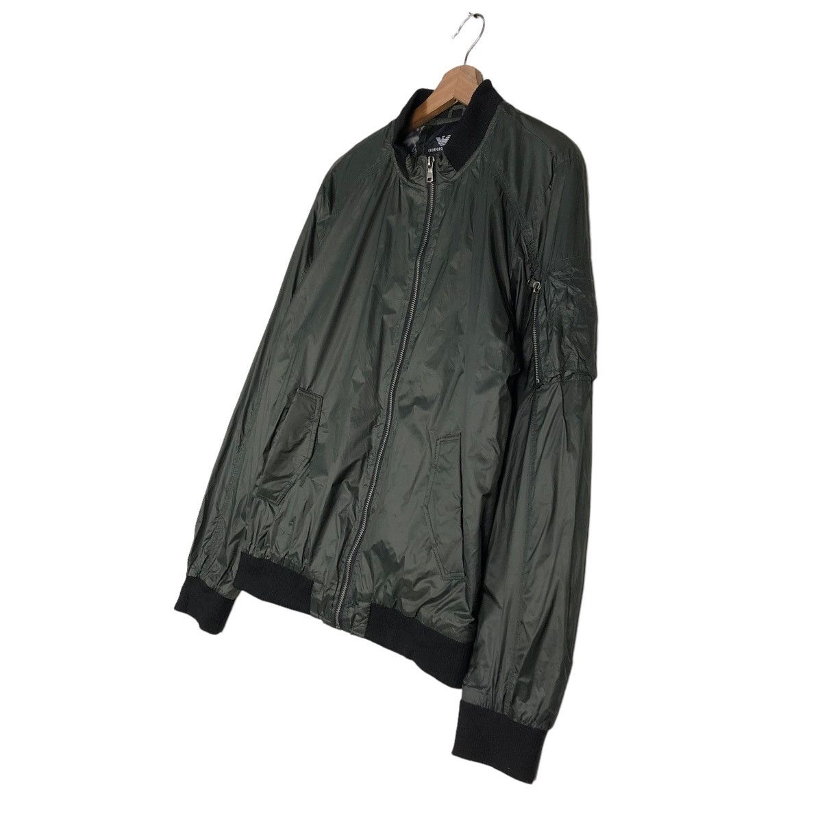 Japanese Brand 🔥VTG FLY RIOT RIOT BOMBER JACKET GIORGIO ARMANI MILITARY Size US XL / EU 56 / 4 - 2 Thumbnail