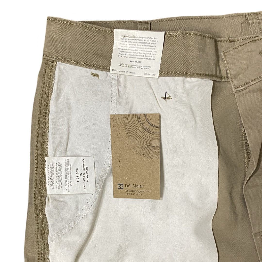 Lee Lee Men’s Beige Cargo Shorts Size 36 Size US 36 / EU 52 - 4 Thumbnail