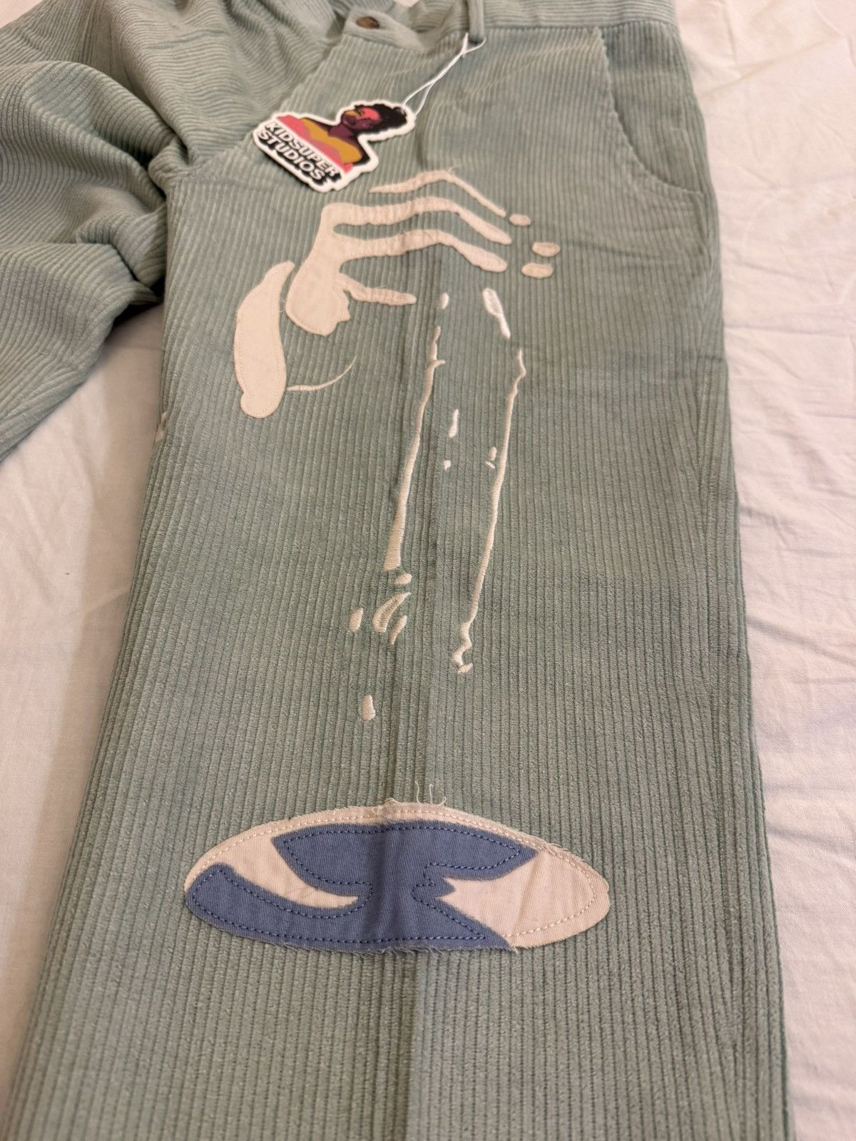 KidSuper KidSuper Jazz Club Corduroy Pants Teal L Size US 34 / EU 50 - 3 Thumbnail