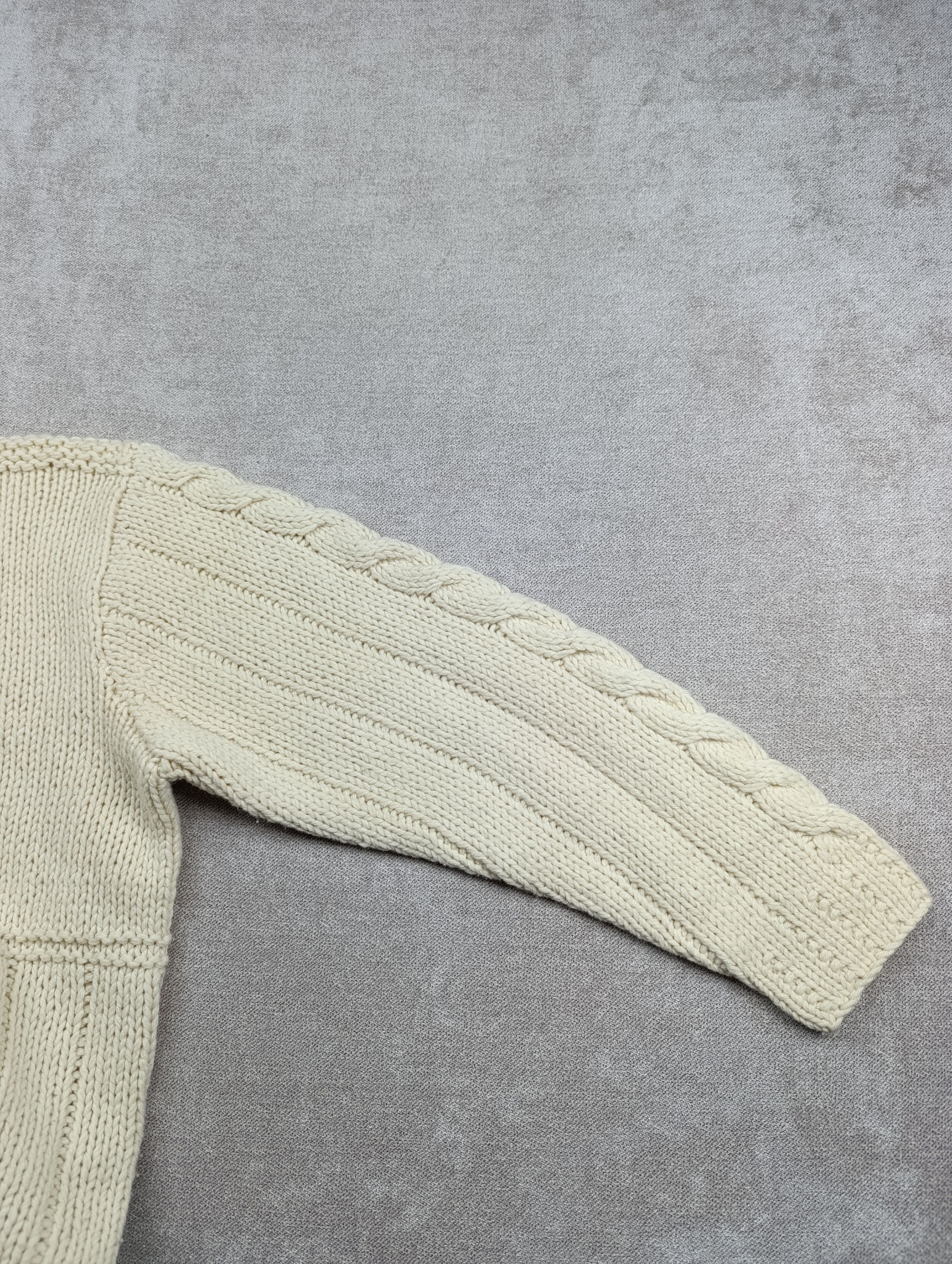 Polo Ralph Lauren VINTAGE POLO RALPH LAUREN HAND KNIT WOOL WOMENS SWEATER Size L / US 10 / IT 46 - 7 Thumbnail
