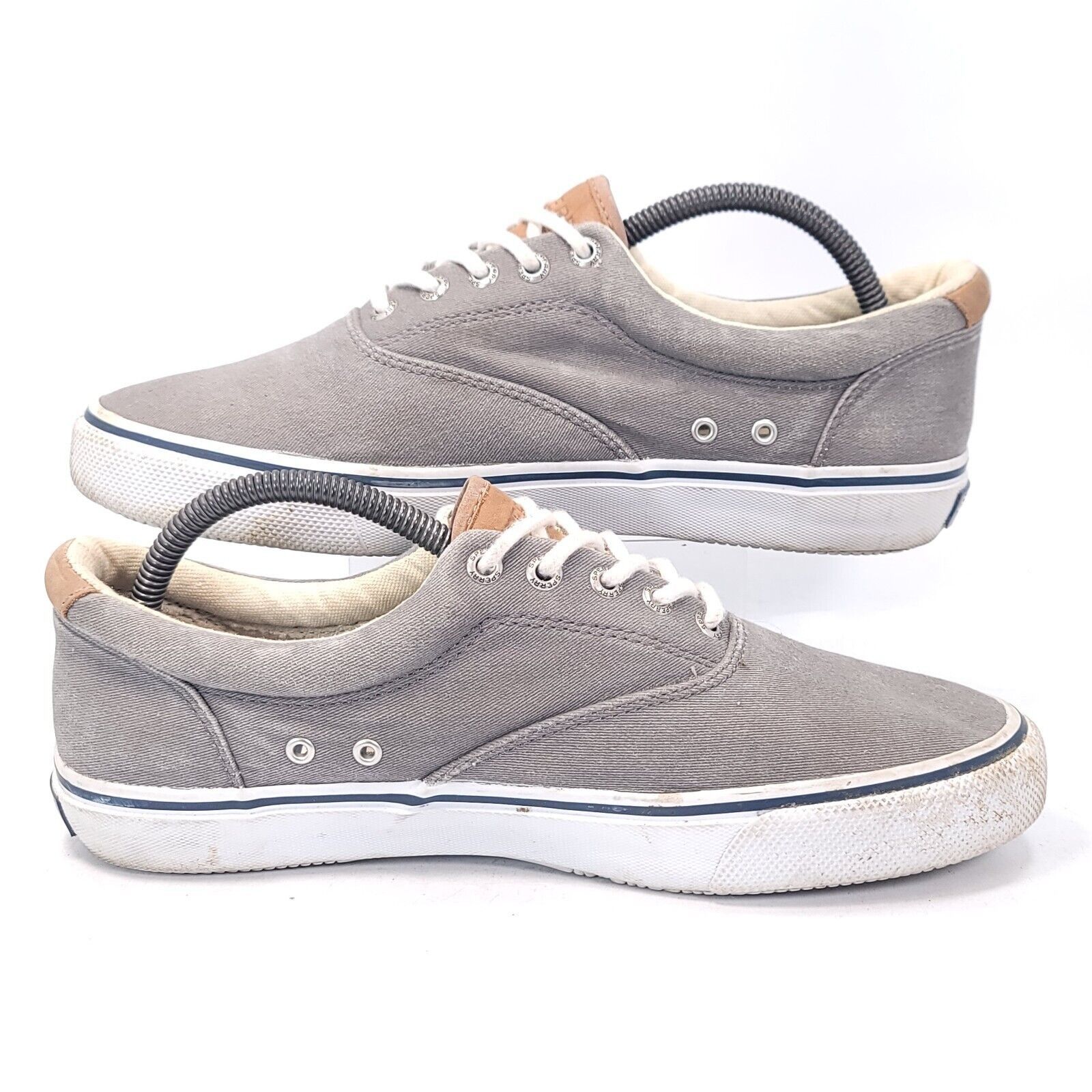 Sperry Sperry Top-Sider Striper Shoe Mens Size 9.5 1048073 Gray Size US 9.5 / EU 42-43 - 5 Thumbnail