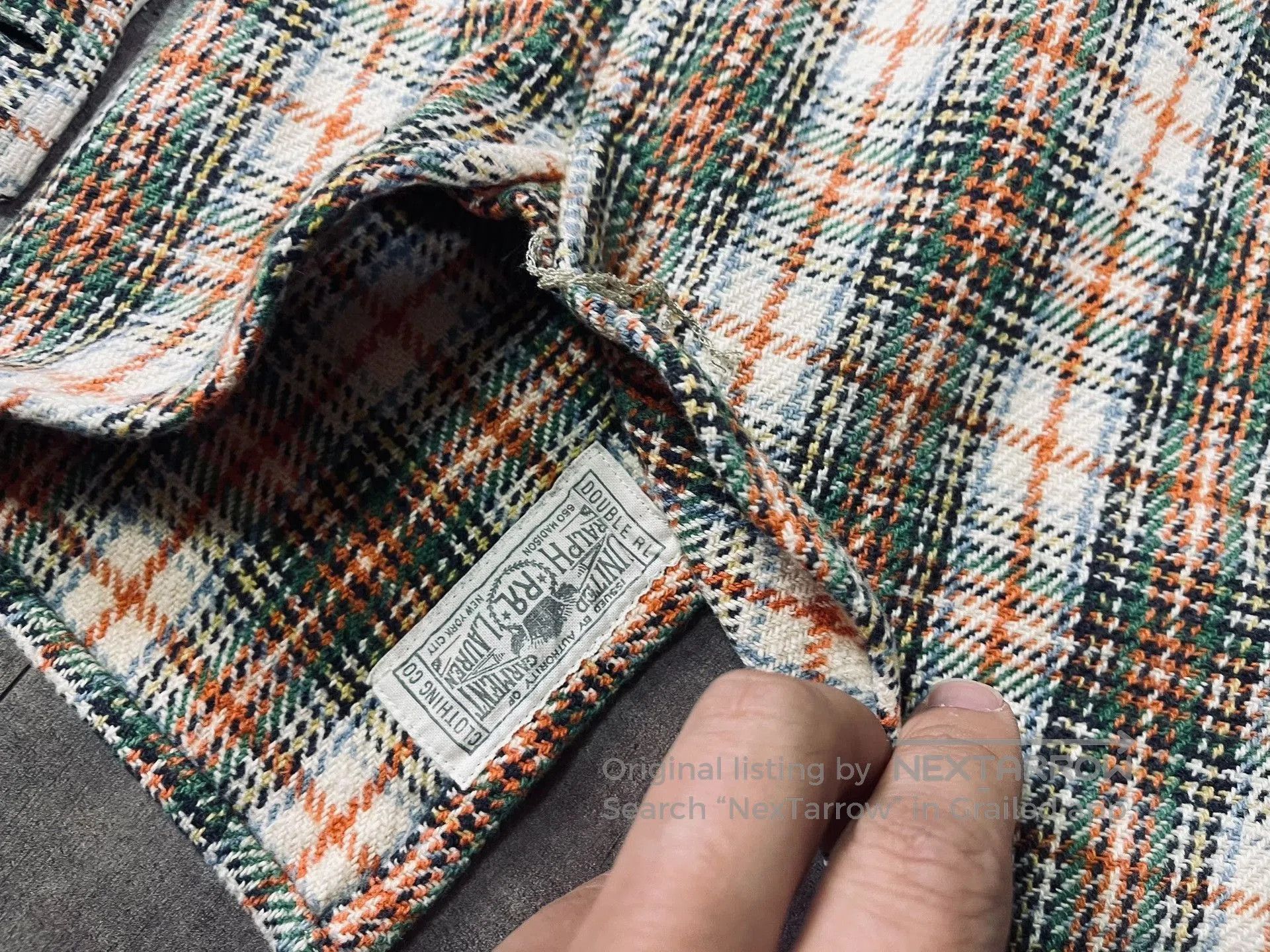 RRL Ralph Lauren RRL Ralph Lauren Vintage Plaid Shirt. Size US XS / EU 42 / 0 - 5 Thumbnail