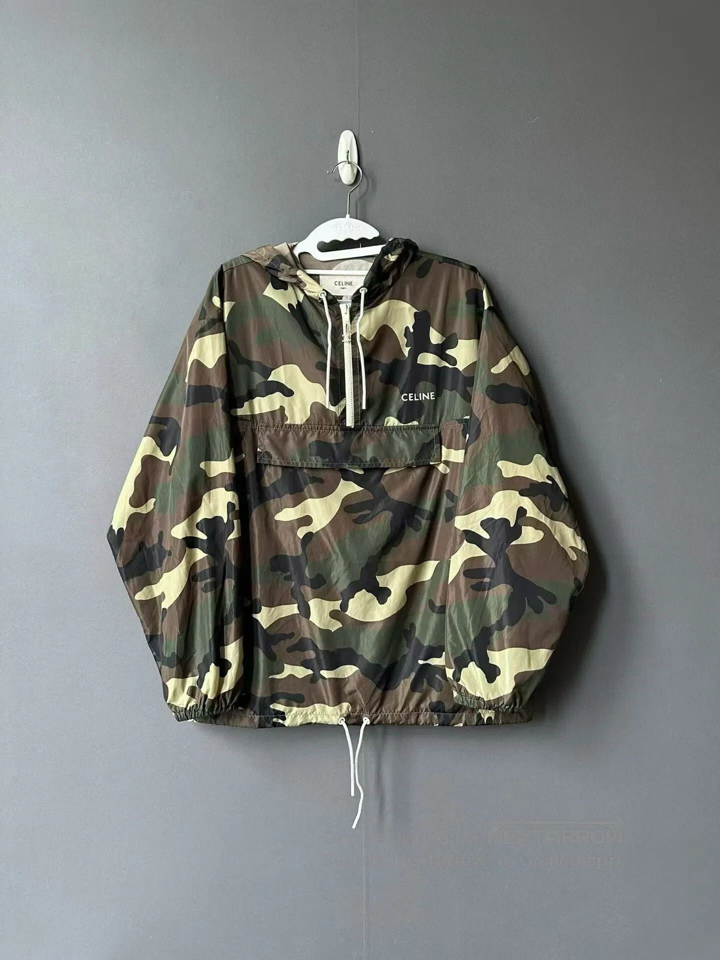 Celine Celine Camouflage Windbreaker Jacket. Size XS / US 0-2 / IT 36-38 - 1 Thumbnail