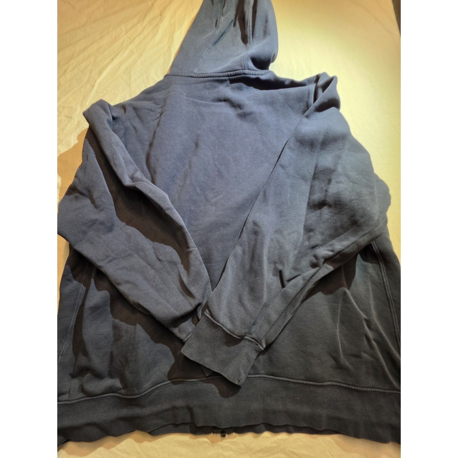 Nike Nike Men's Size Xl Blue Long Sleeve Zip Up Hooded Sweatshirt Size US XL / EU 56 / 4 - 3 Thumbnail