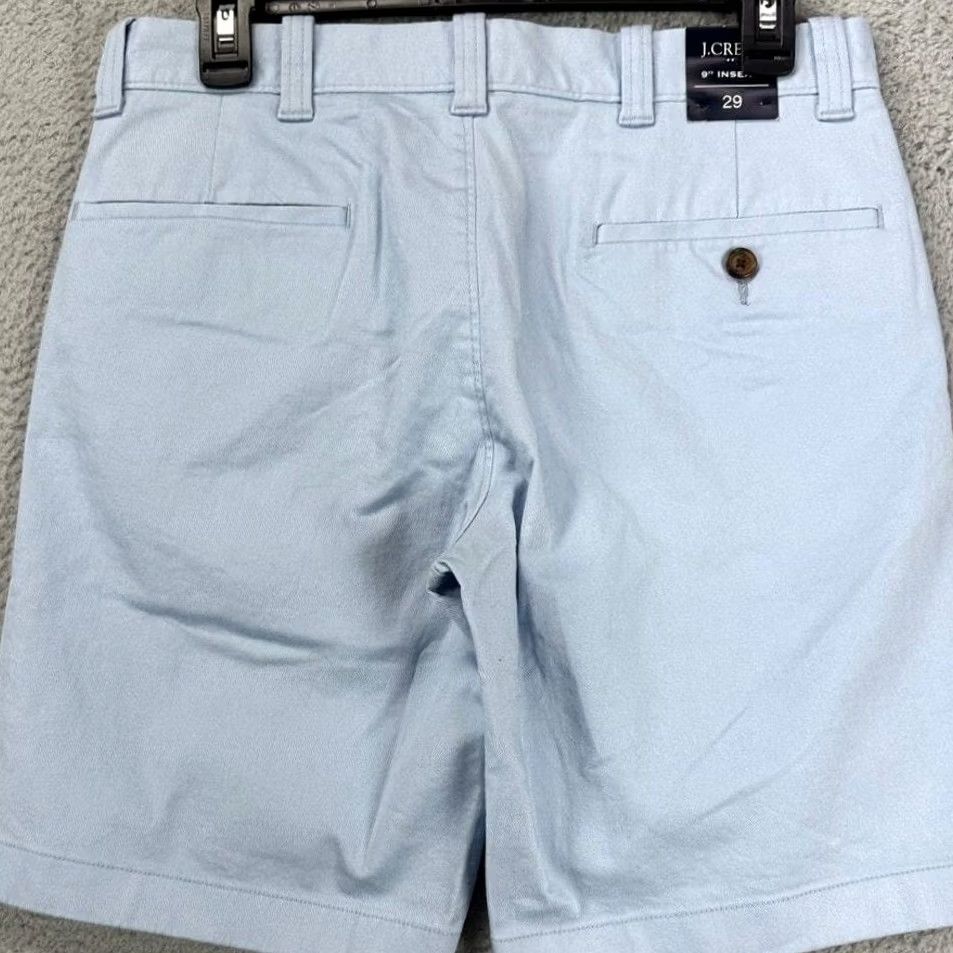 J.Crew J.Crew Chino Shorts Mens 29 Light Blue 9 Inseam Casual Classic Slim? Size US 29 - 4 Thumbnail