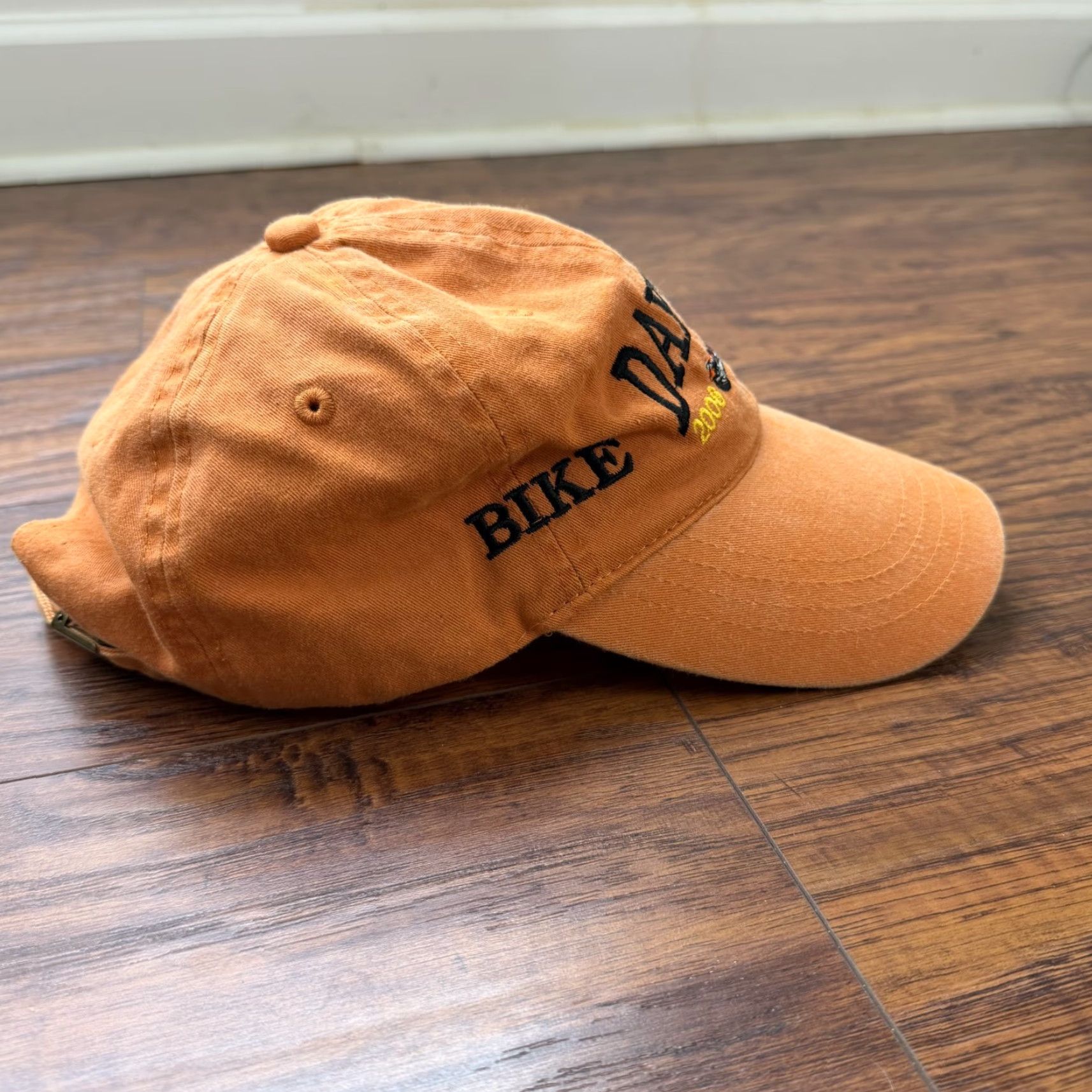 Vintage VINTAGE Otto Daytona Bike Week Hat Cap Strap Back Adult One Size Orange Cotton Baseball Cap Mens One Size Strap Back 2006 Size ONE SIZE - 3 Thumbnail
