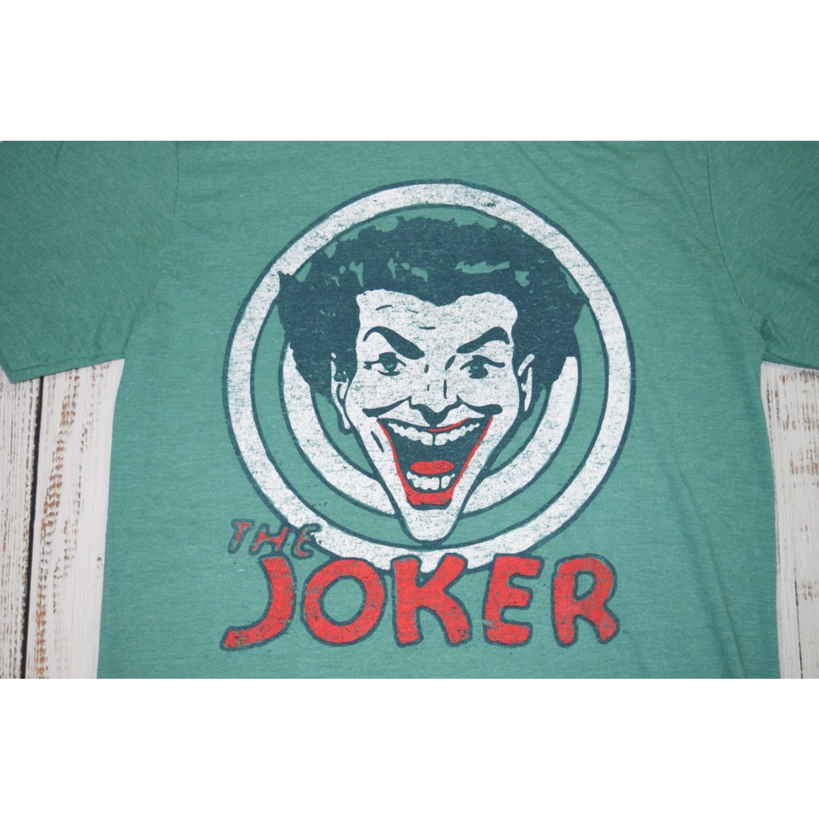DC Comics DC Comics Originals T-Shirt Mens M Green Retro The Joker Shirt Short Sleeve Crew Neck Logo Size US M / EU 48-50 / 2 - 2 Thumbnail