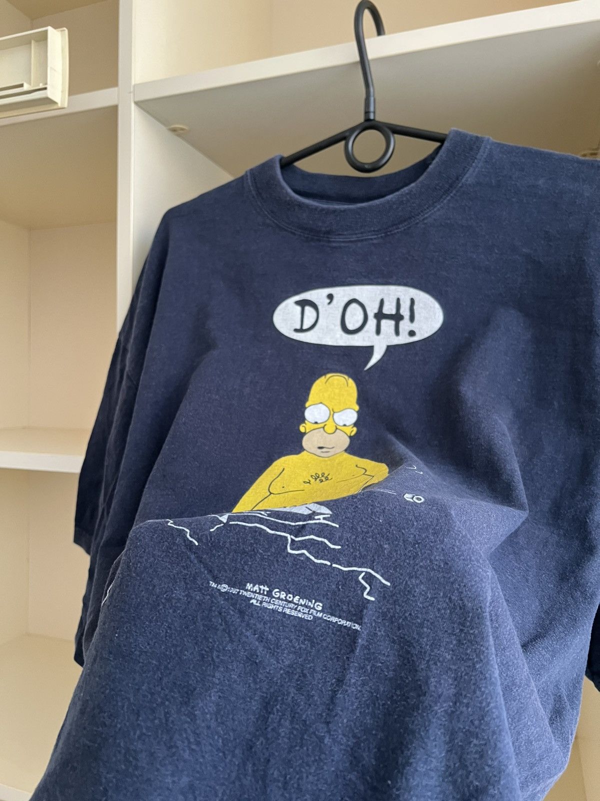 The Simpsons Vintage 1997 The Simpson T-Shirt Homer Movie Tee Size US XL / EU 56 / 4 - 6 Thumbnail