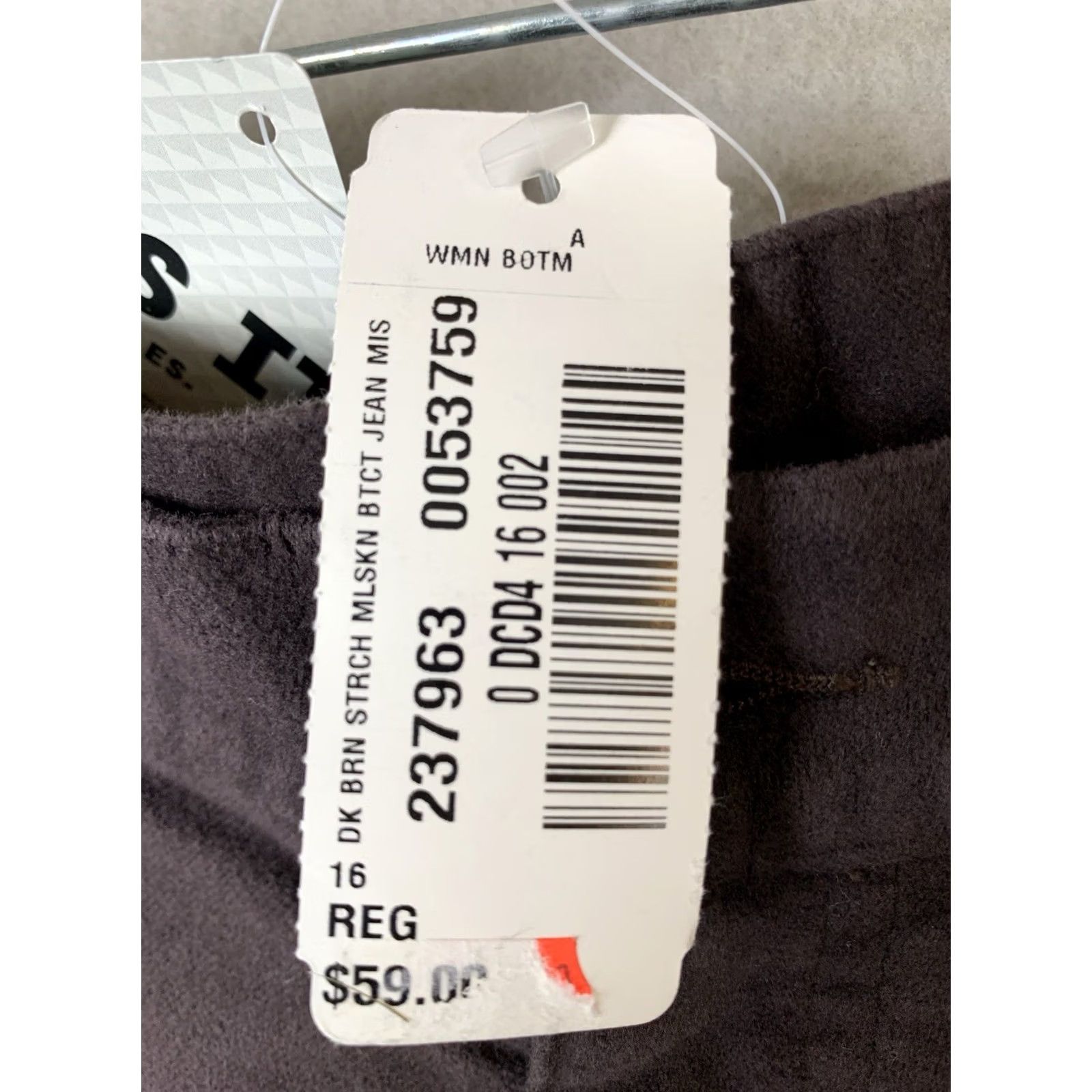 Vintage VINTAGE L.L. Bean Pants Women 16 Brown Moleskin Wide-Leg Bootcut NWT Regular Comfort Easy Care Retro 80s 90s College Rock School Womens Size 38" / US 16 / IT 52 - 5 Thumbnail