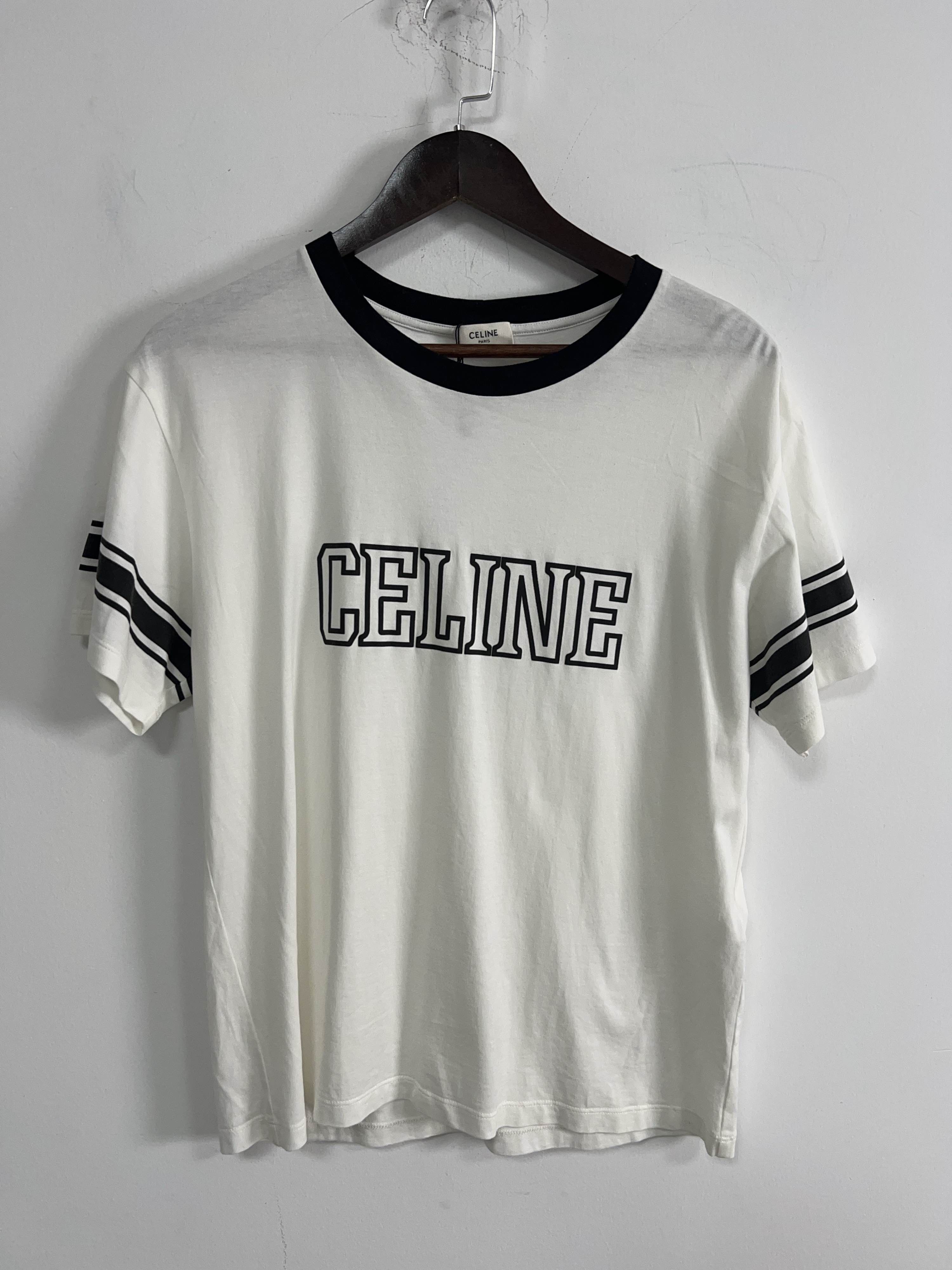 Celine Celine Letter Print T-Shirt Size S Size US S / EU 44-46 / 1 - 1 Thumbnail