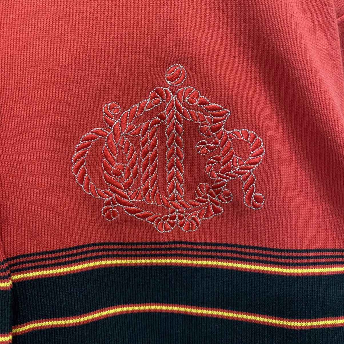 Christian Dior Monsieur Rare Vintage Christian Dior Embroidered Logo Knit Crop Top Size M / US 6-8 / IT 42-44 - 5 Thumbnail