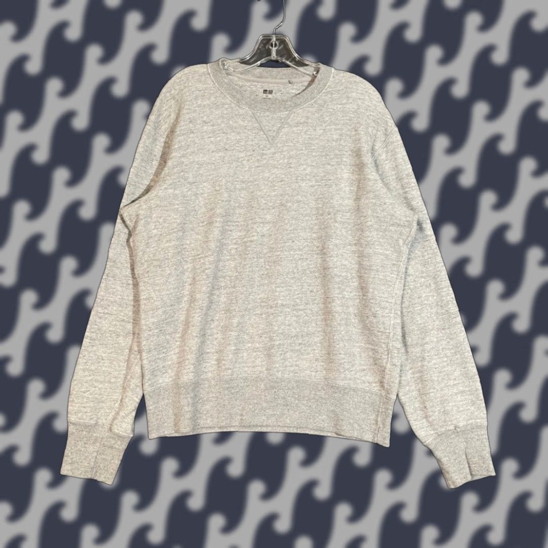 Uniqlo Uniqlo Women's Medium Active Pullover Crewneck Long Sleeve Light Gray/Solid Sweater Size M / US 6-8 / IT 42-44 - 1 Thumbnail