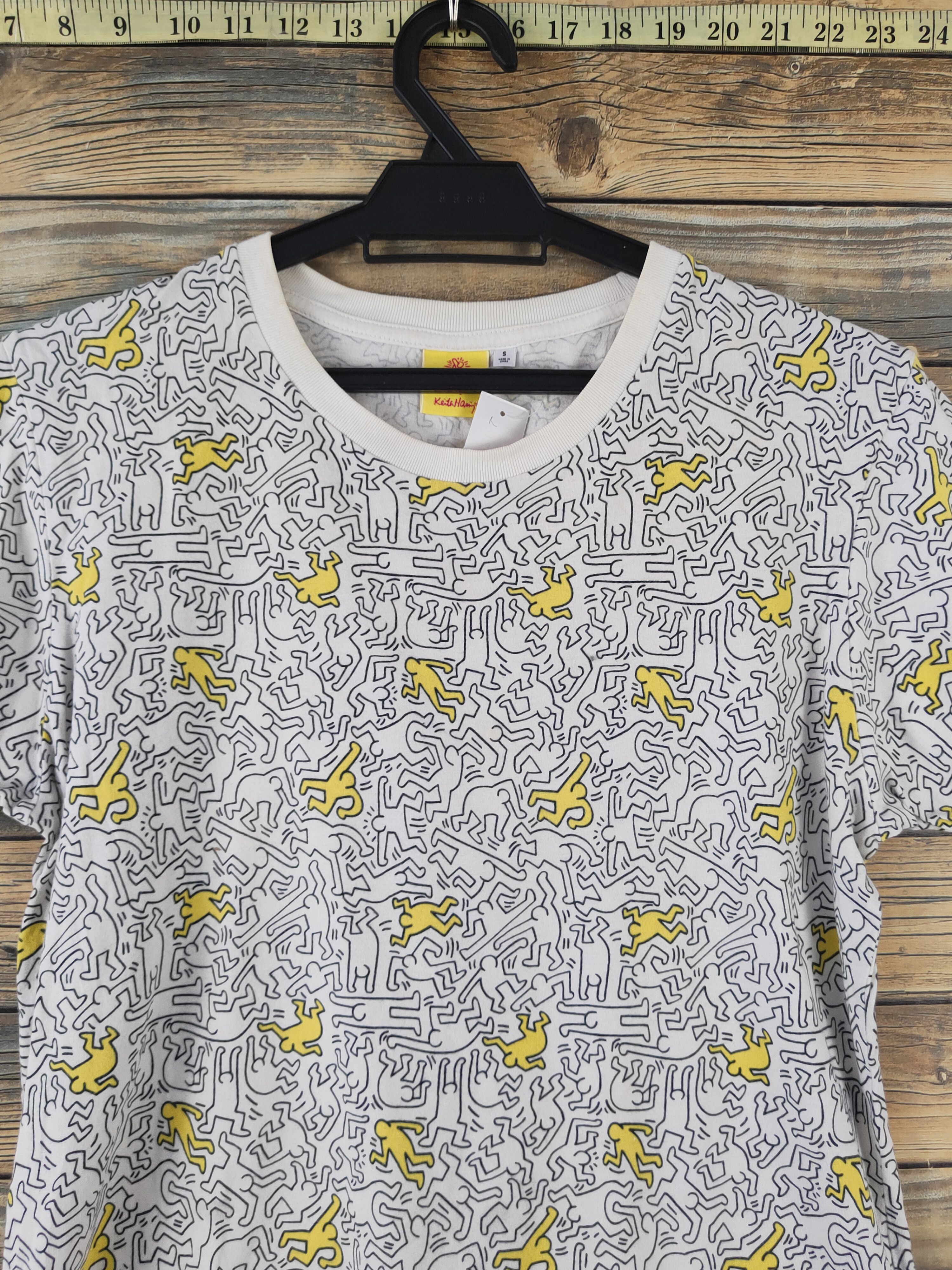 Keith Haring DL Uniqlo Keith Haring White Short Sleeve T-shirt #2053 Size US S / EU 44-46 / 1 - 2 Thumbnail