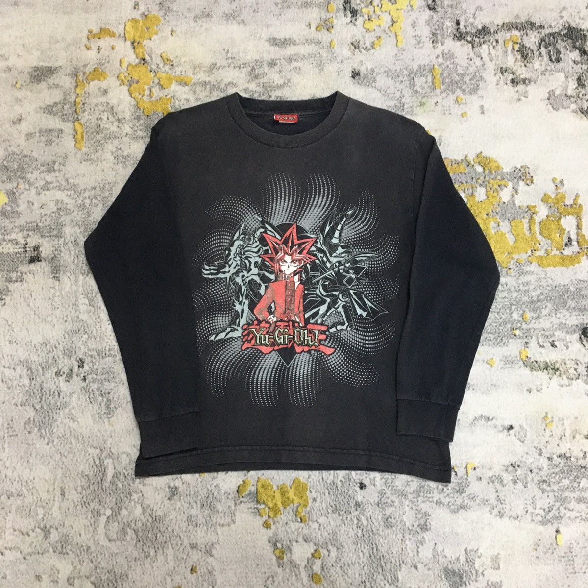 Vintage Yu Gi Oh Faded Long Sleeve (kid)