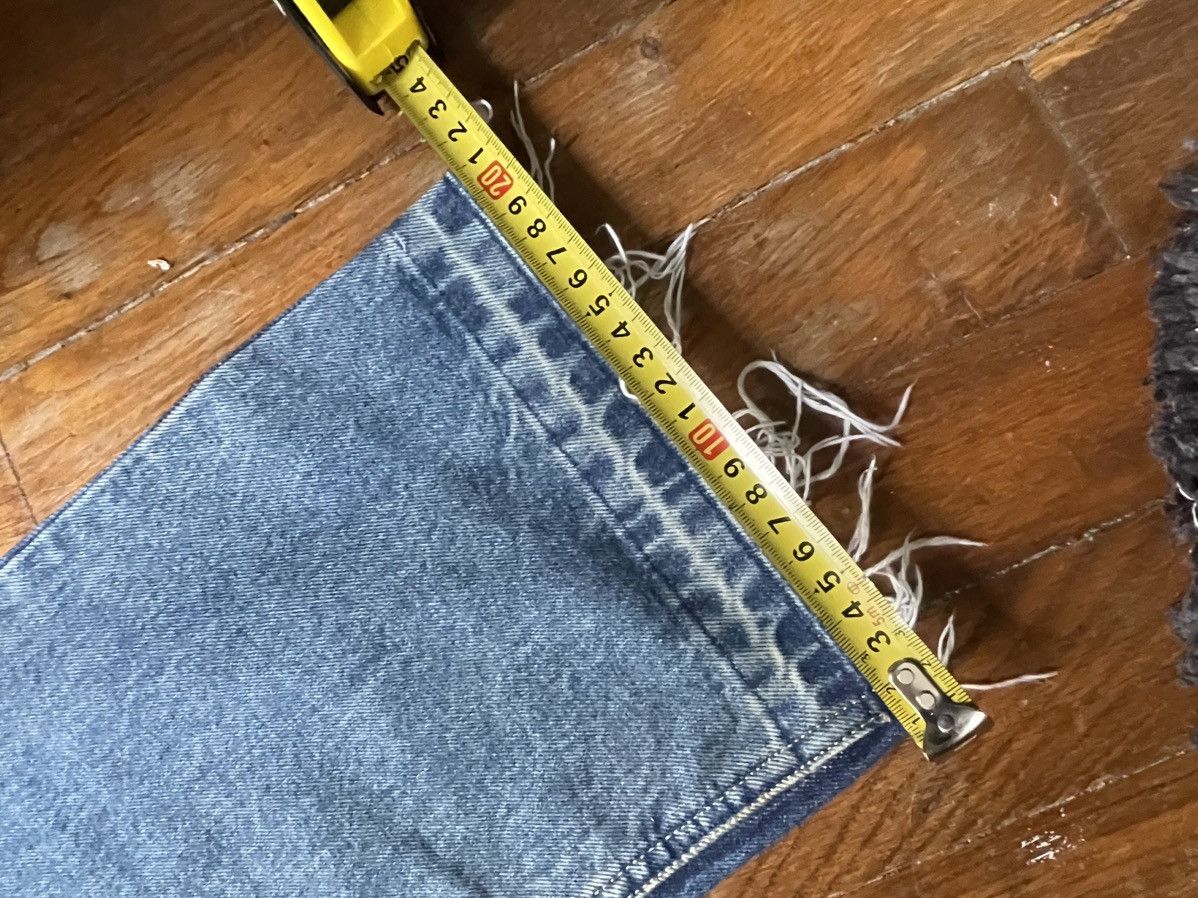 Maison Margiela Amazing very rare Maison Margiela two tone raw edge jeans Size US 33 - 13 Thumbnail