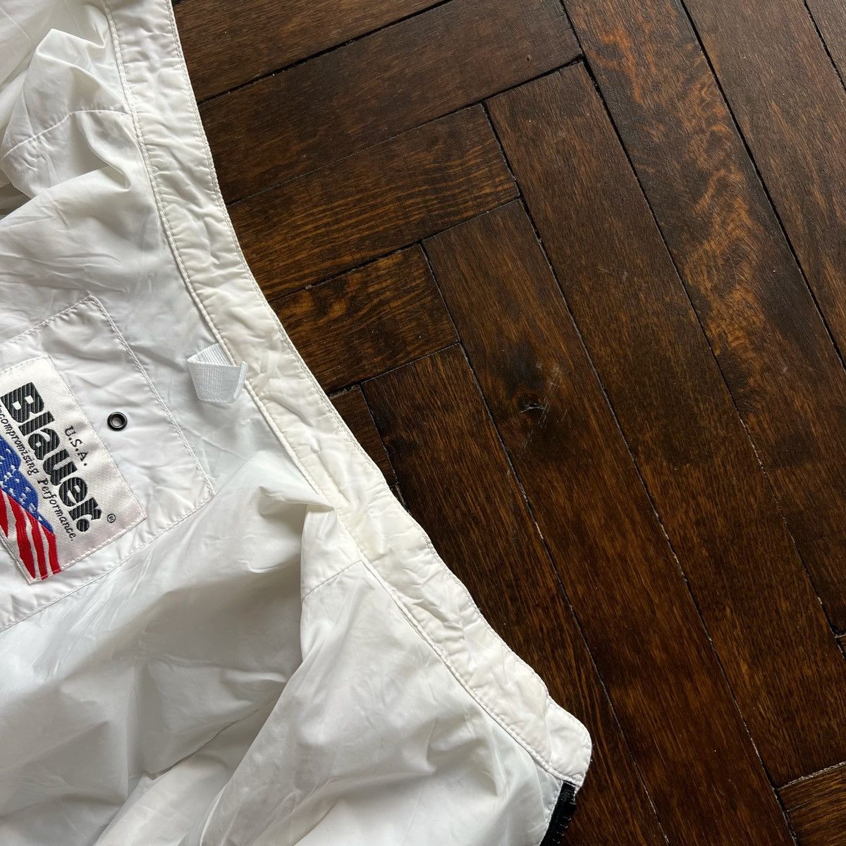 Designer × Other Blauer USA Womens Nylon White Full Zip Lightweight Jacket Size L / US 10 / IT 46 - 8 Thumbnail