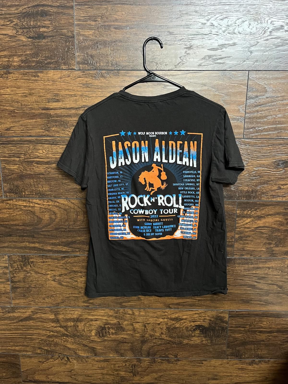 Designer Jason Aldean 2022 Tour T-shirt Cowboy Tour 2022 - M Size US M / EU 48-50 / 2 - 2 Thumbnail