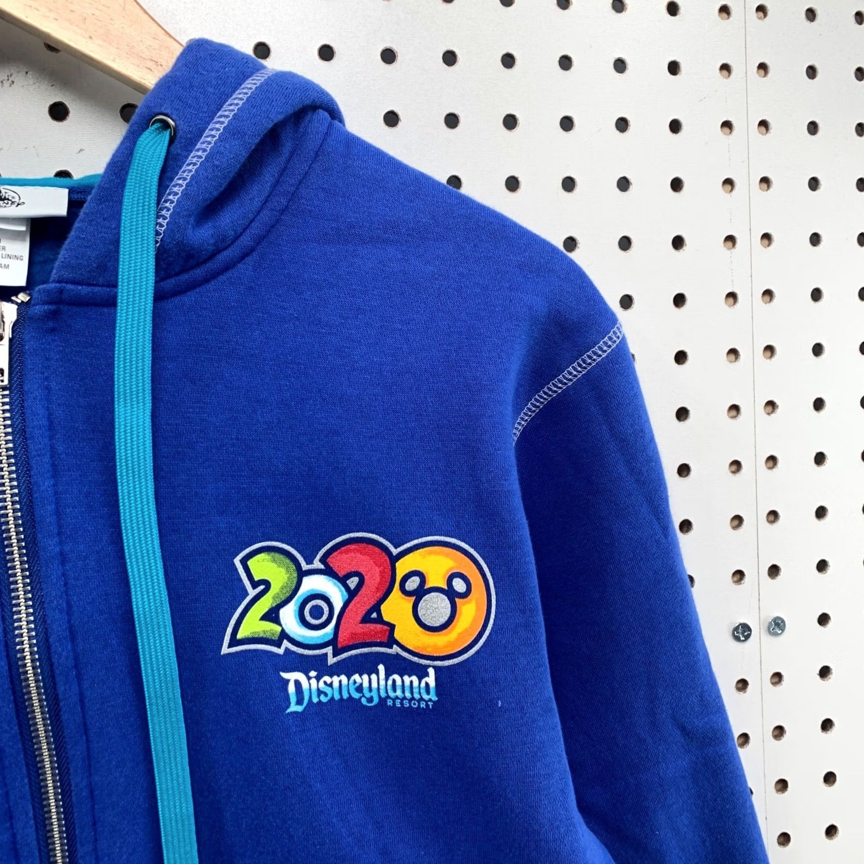 Disney Disney DisneyLand Hoodie Blue Men Small Full Zip Sweatshirt Hooded 2020 Size US S / EU 44-46 / 1 - 7 Thumbnail