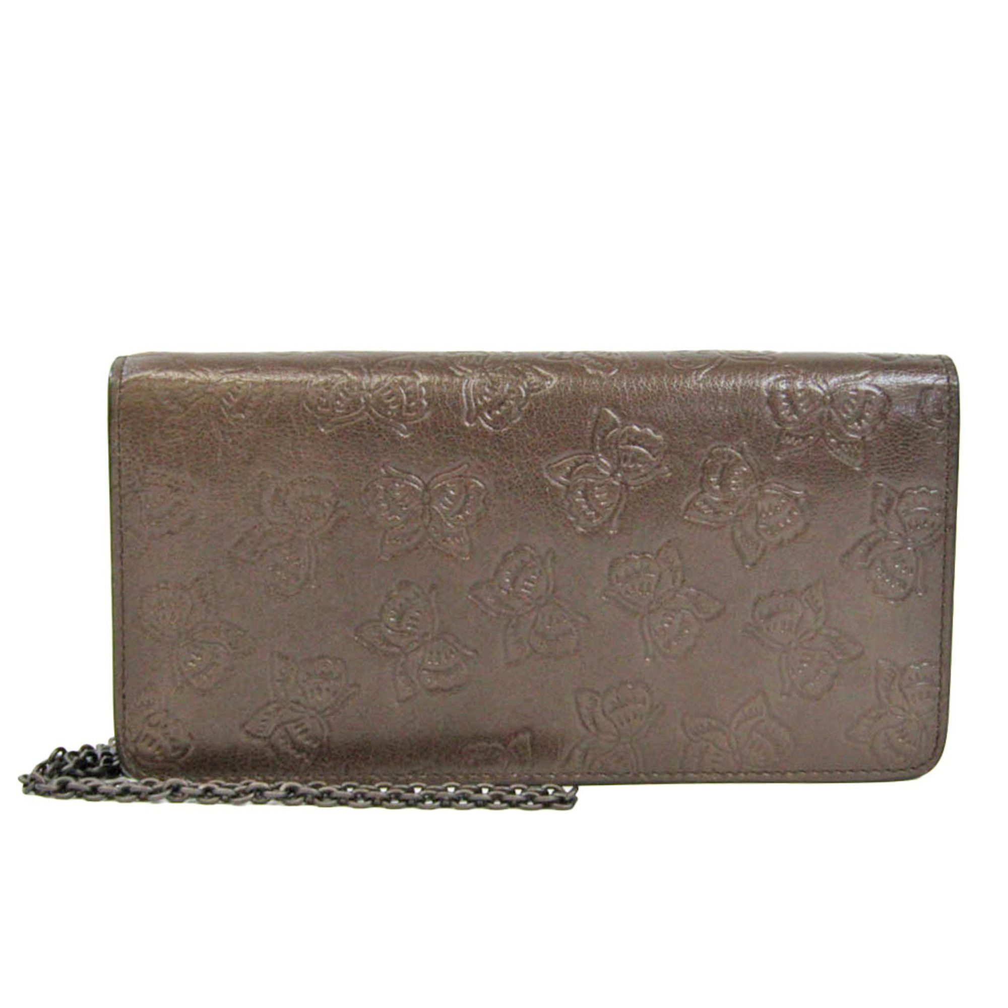 Bottega Veneta Khaki Leather Wallet (Pre-Owned) Size ONE SIZE - 1 Thumbnail