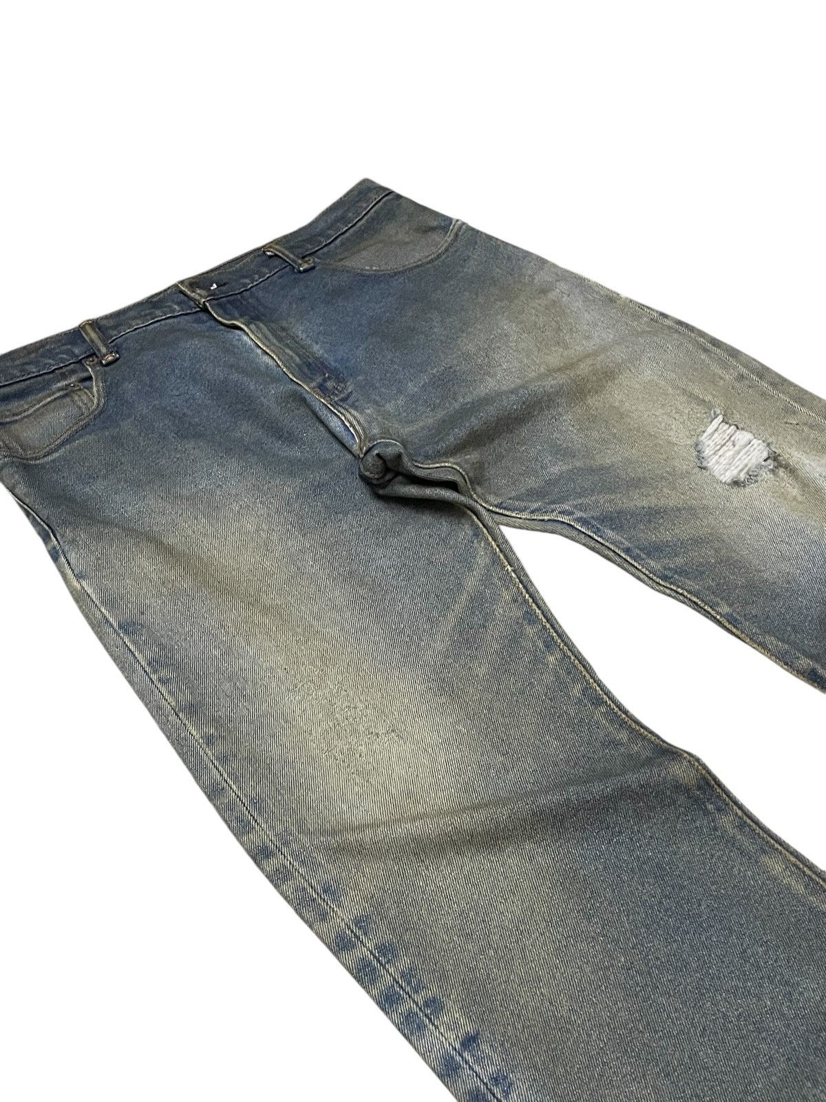 Hysteric Glamour × Levi's × Vintage Vintage Levis 517 Bootcut Dirty Muddy Flare Jeans Size US 32 / EU 48 - 7 Thumbnail