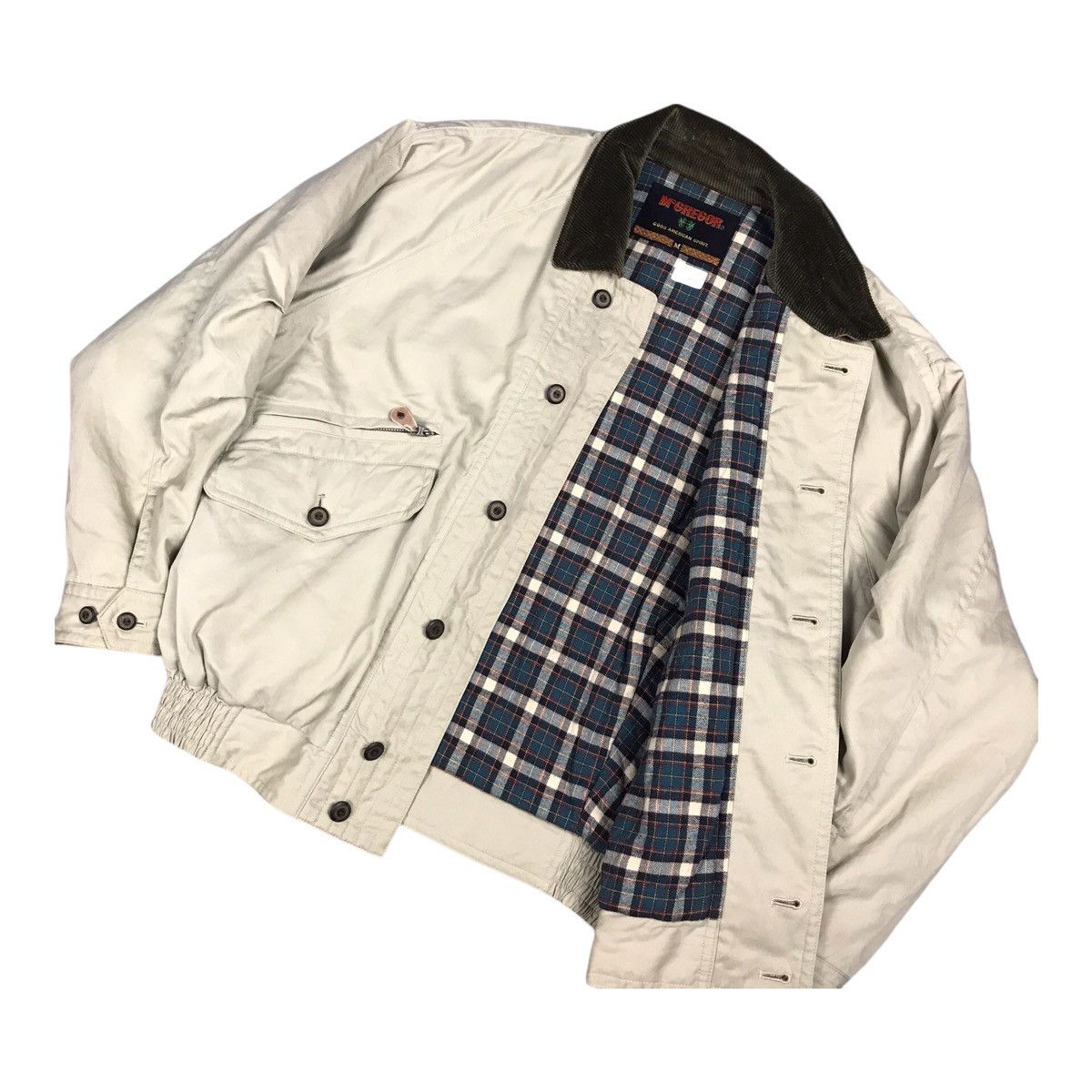 Designer × Japanese Brand × McGregor McGregor bomber button design style jacket Size US M / EU 48-50 / 2 - 1 Thumbnail