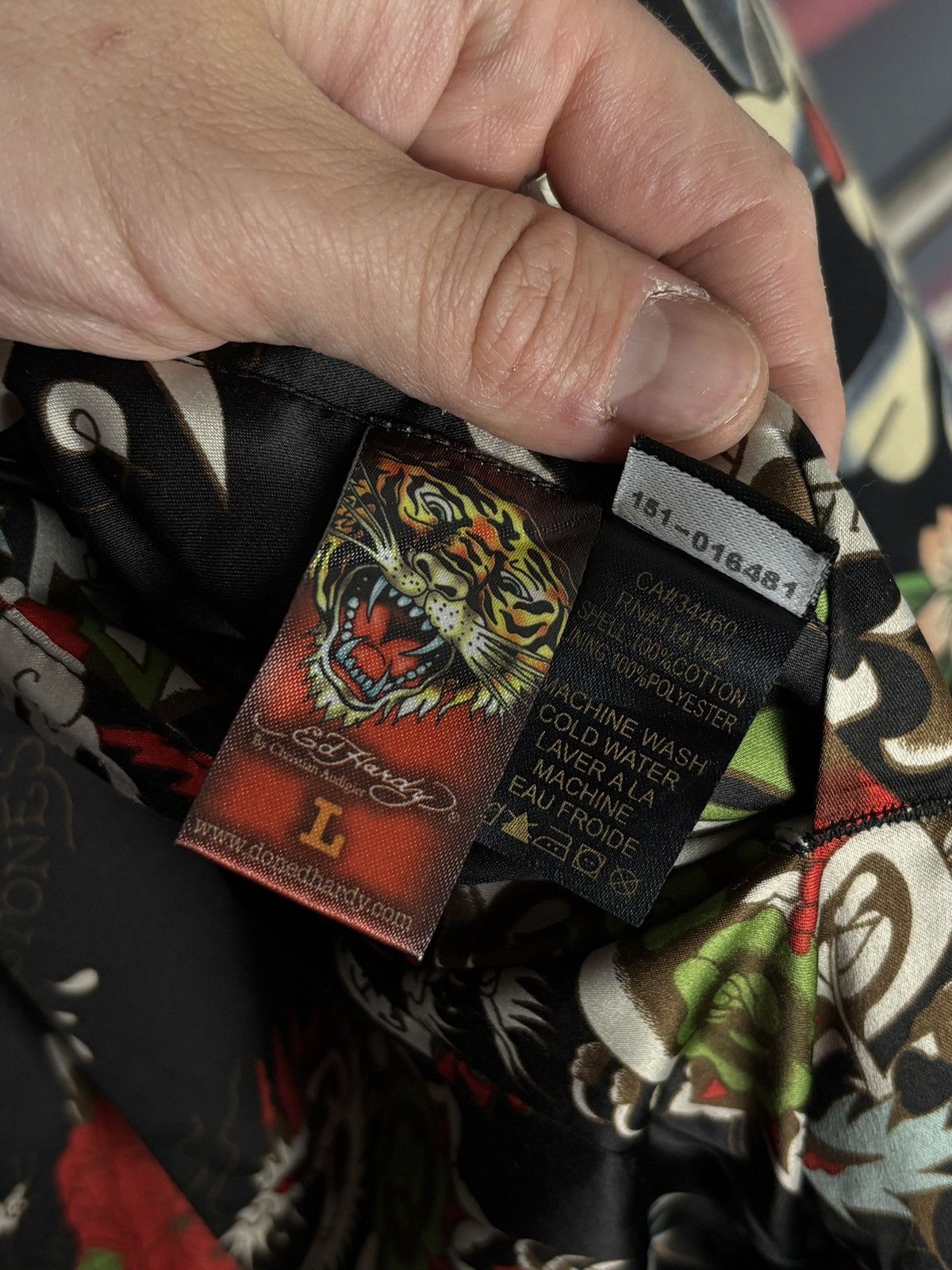 Ed Hardy Ed Hardy By Christian Audigier reversible „Do Or Die” Hoodie Size US L / EU 52-54 / 3 - 11 Thumbnail