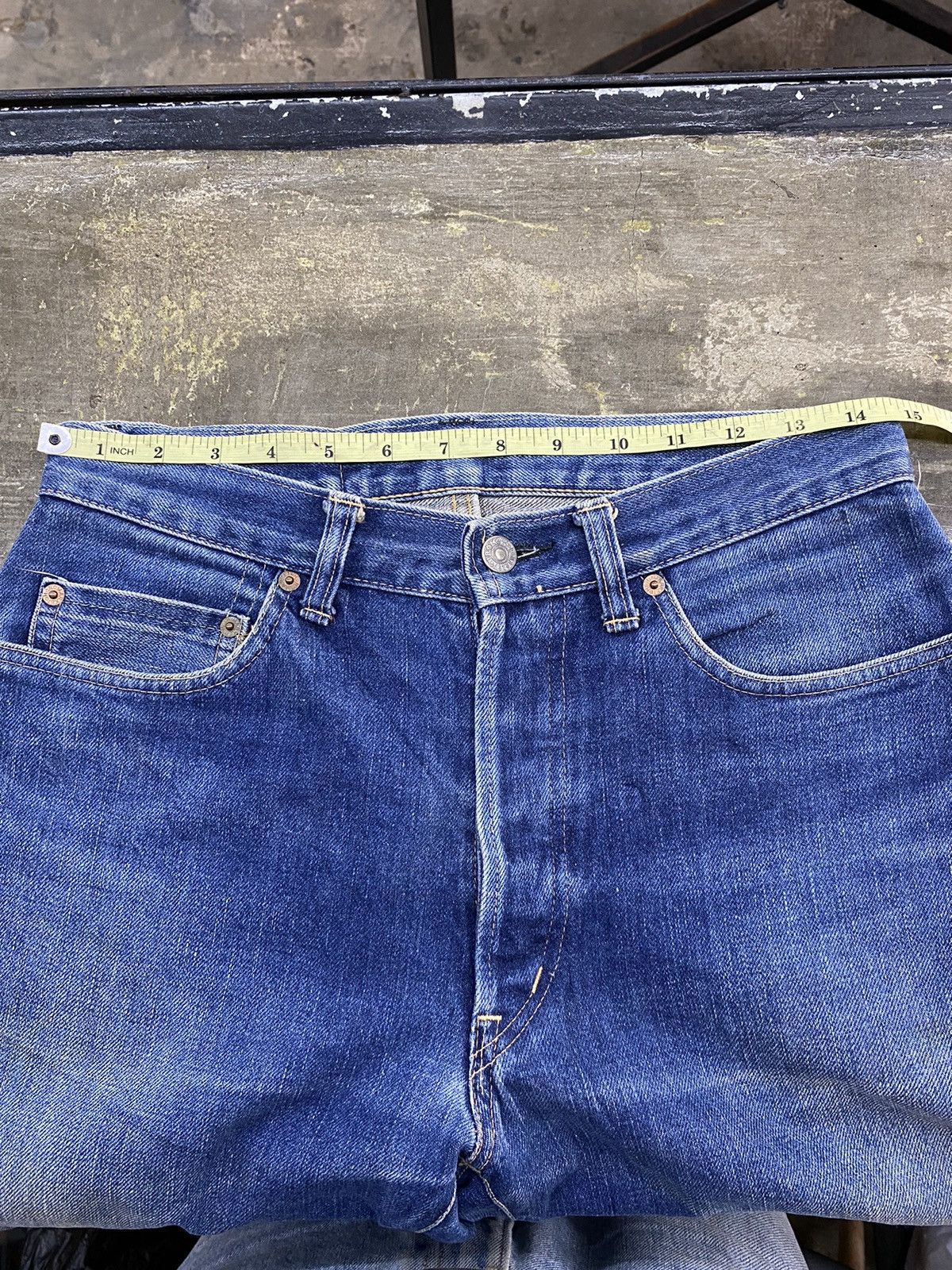 Evisu selvedge jeans iron H.R market japanese brand Size US 30 / EU 46 - 13 Thumbnail