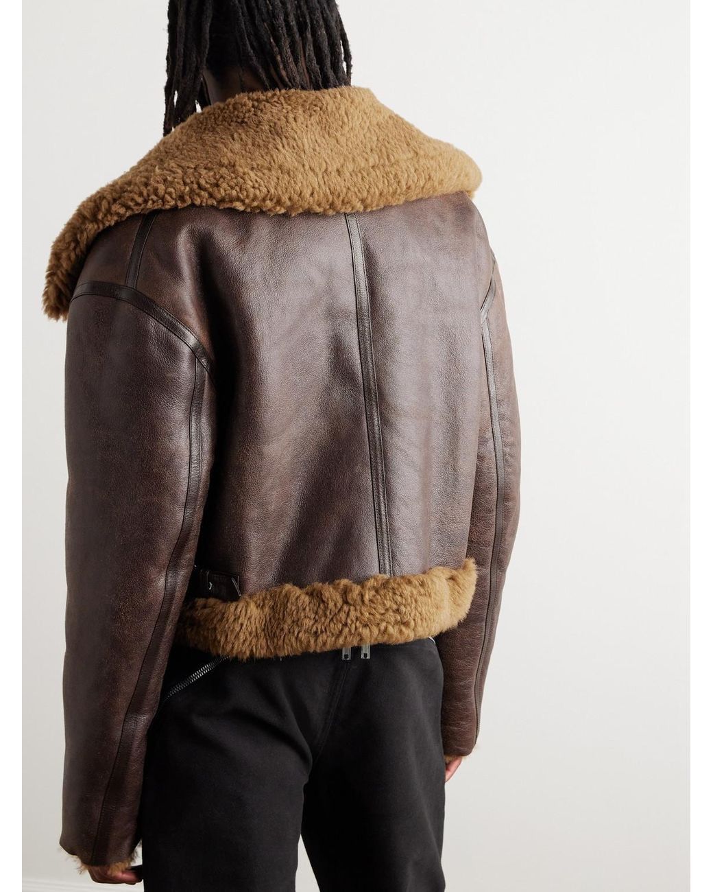 Vetements 🔥GRAIL🔥 $7K VALUE Vetements Leather Shearling Jacket Size US L / EU 52-54 / 3 - 3 Thumbnail