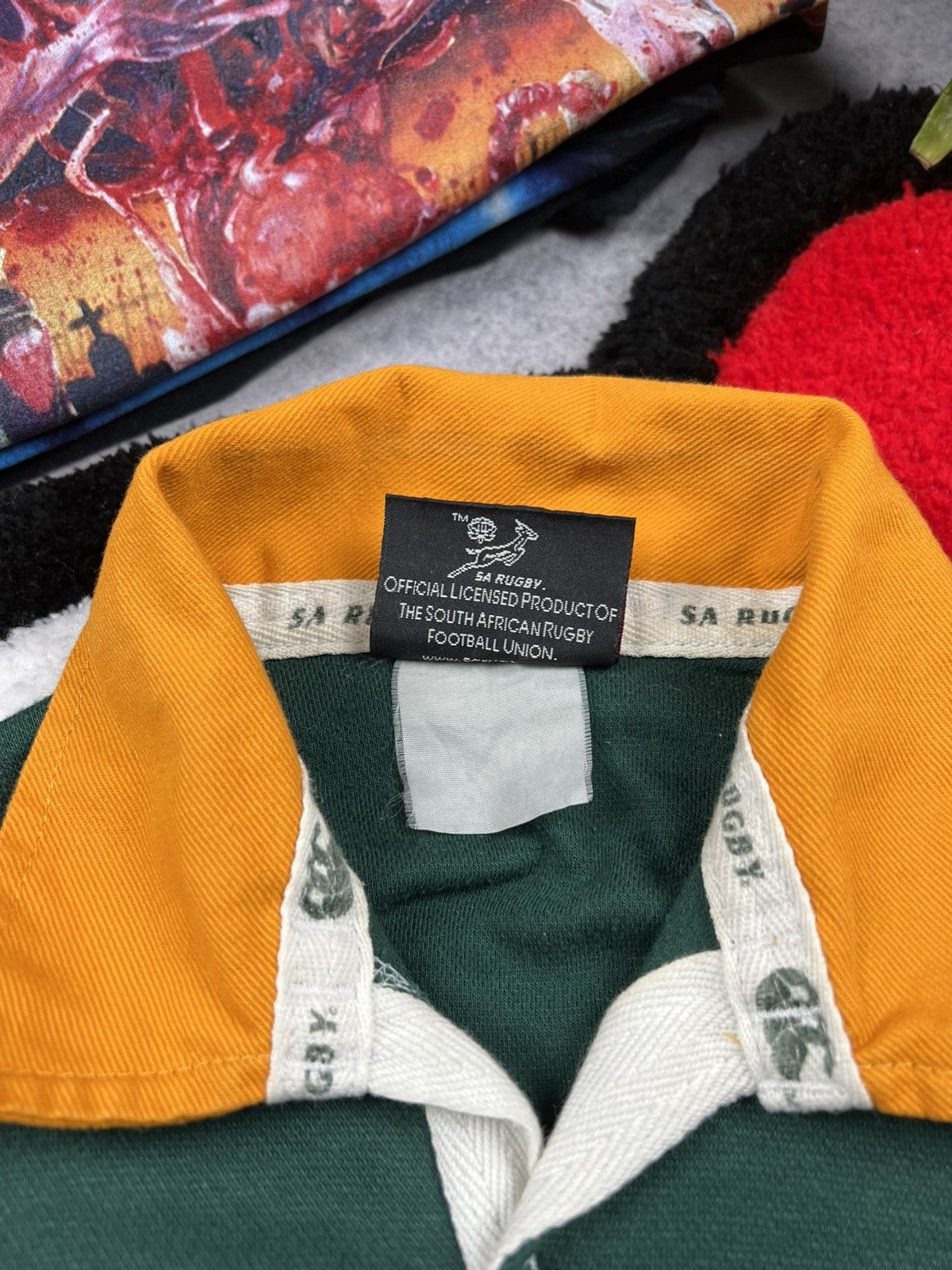 Canterbury of New Zealand Vintage Canterbury South Africa 2005 Rugby Polo Long Sleeve Size US S / EU 44-46 / 1 - 6 Thumbnail