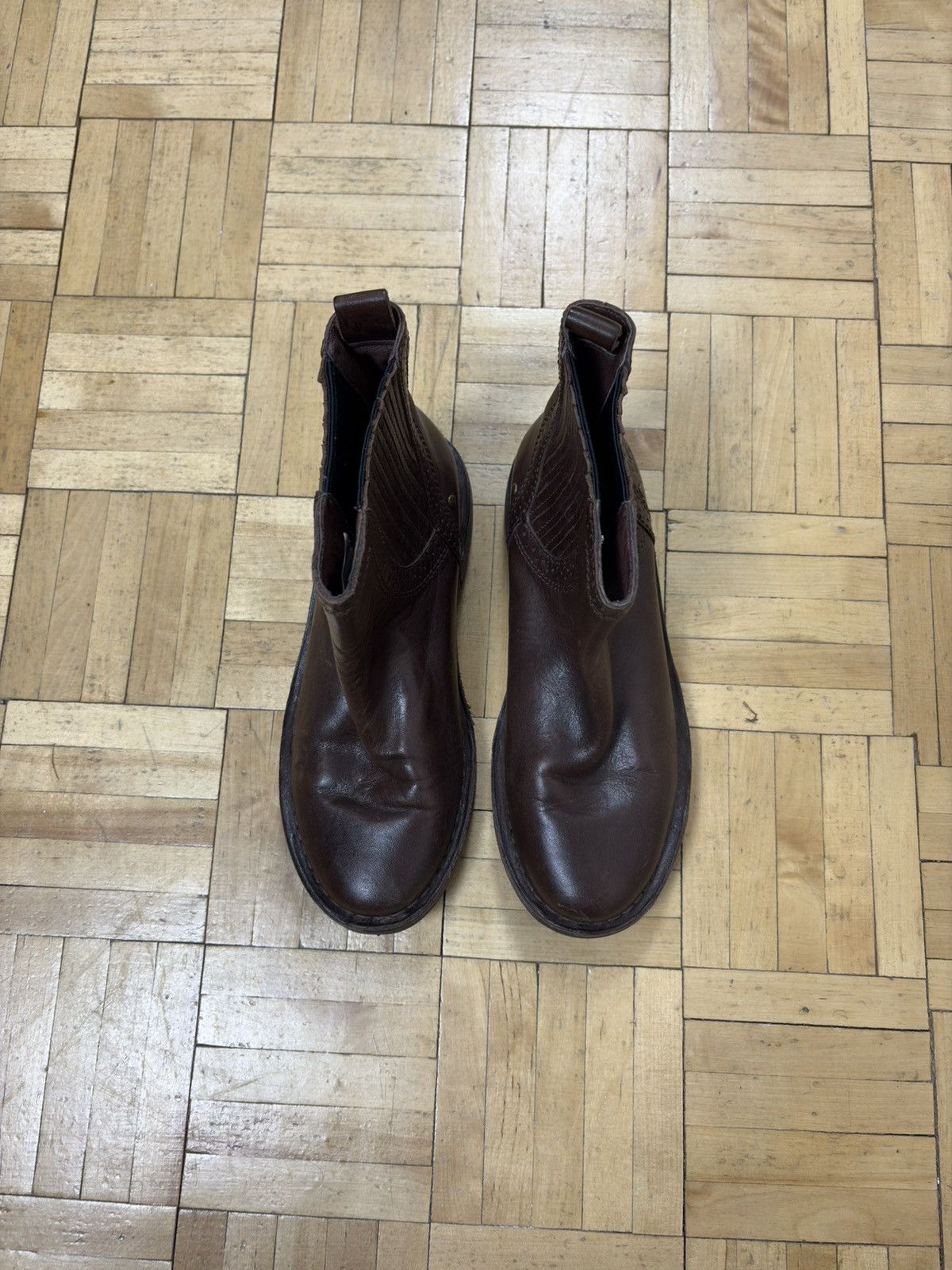 Ugg UGG Australia leather Chelsea boots brown 36EU botki Size US 5 / IT 35 - 2 Thumbnail
