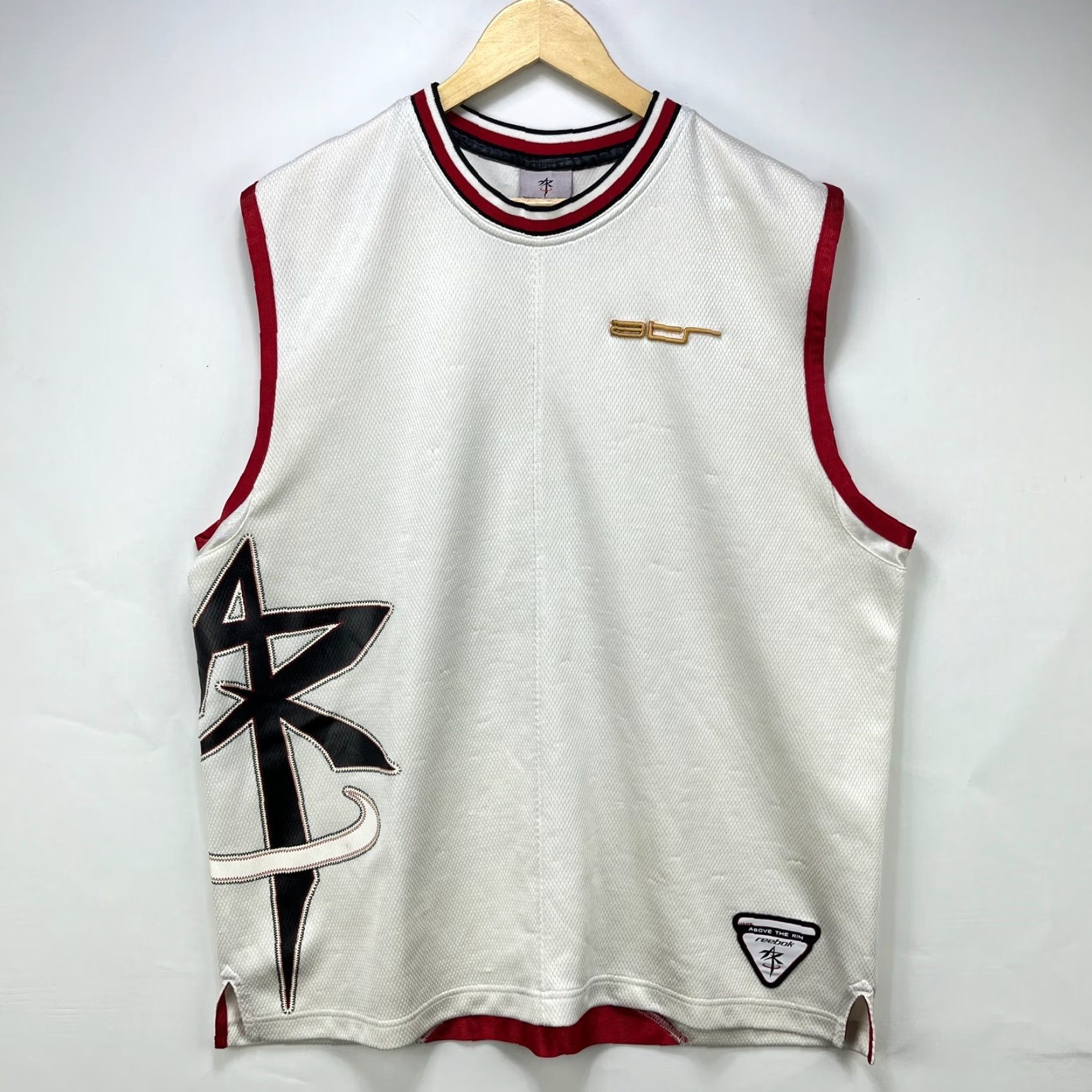 Reebok VINTAGE Reebok Above the Rim Basketball Jersey Shirt Men M White Jersey Size US M / EU 48-50 / 2 - 2 Thumbnail