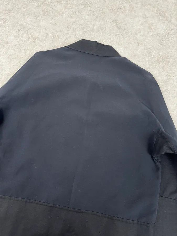 Balenciaga 2010s Balenciaga Sample Black & Navy Geometrical Trench Coat Size US S / EU 44-46 / 1 - 6 Thumbnail