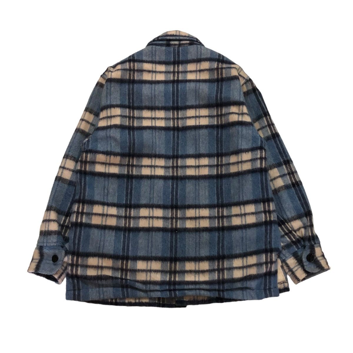 Japanese Brand 🔥VINTAGE WOOL FLANNEL JACKET TARTAN DESIGN ISSEY MIYAKE Size US M / EU 48-50 / 2 - 2 Thumbnail