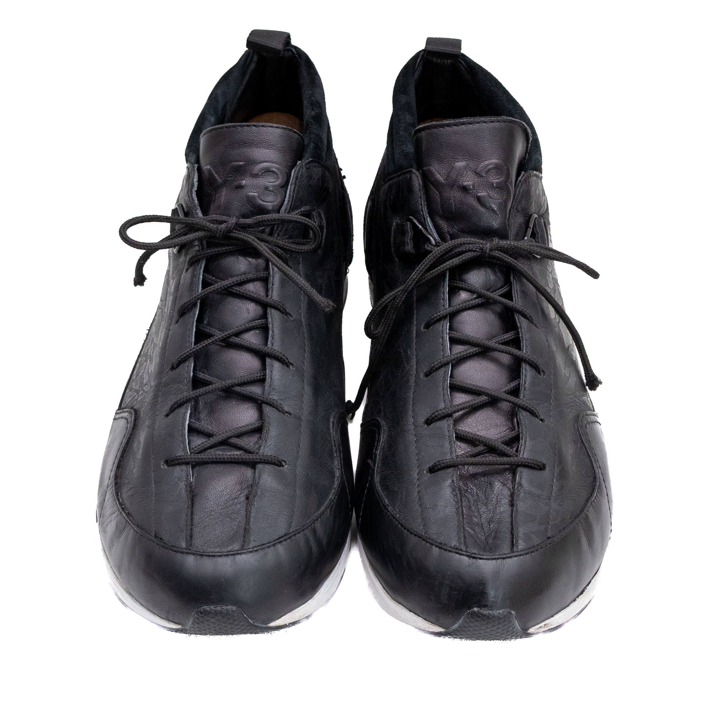 Adidas × Y-3 Y-3 Yohji Yamamoto x Adidas Men’s Black Lark Sneakers 10.5 Size US 10.5 / EU 43-44 - 5 Thumbnail