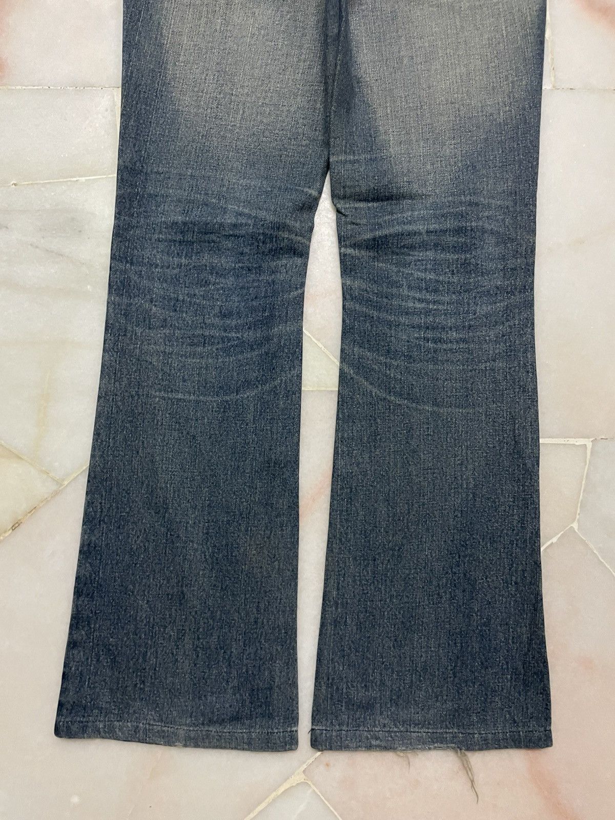 Japanese Brand 💥Flared💥90s Japanese Bushpants Mudwash Sick Distress Bootcut Size 28" / US 6 / IT 42 - 14 Thumbnail