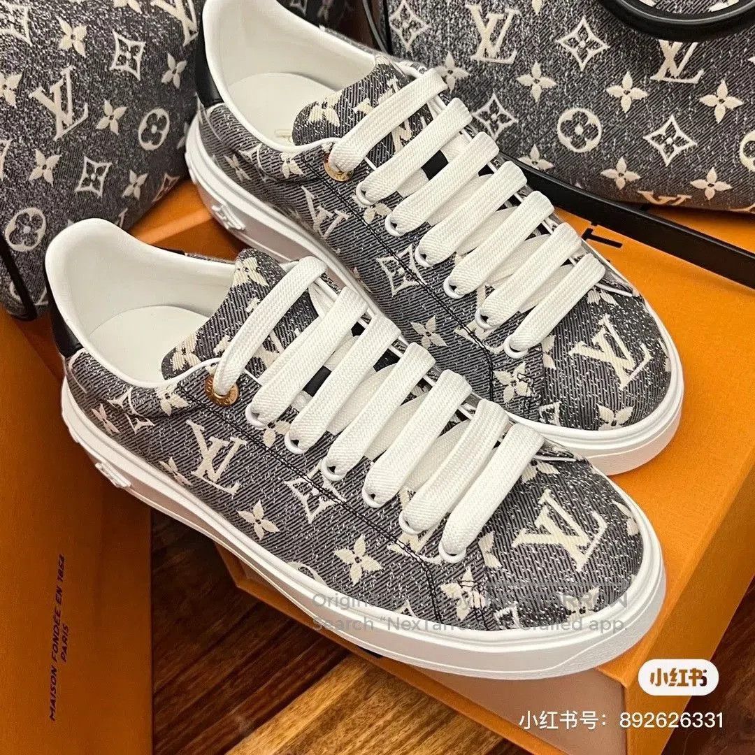 Louis Vuitton LV Time Out Monogram Platform Sneakers. Size US 5.5 / IT 35.5 - 5 Thumbnail