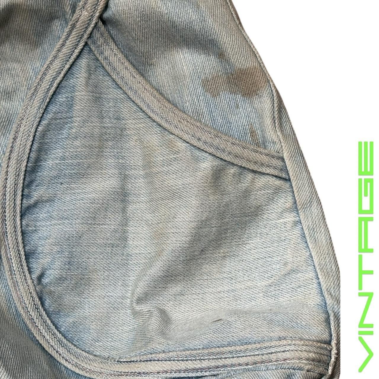 Other VINTAGE Y2K FADED BLUE DENIM CROSS BODY HOBO SHOULDER BAG Size ONE SIZE - 3 Thumbnail